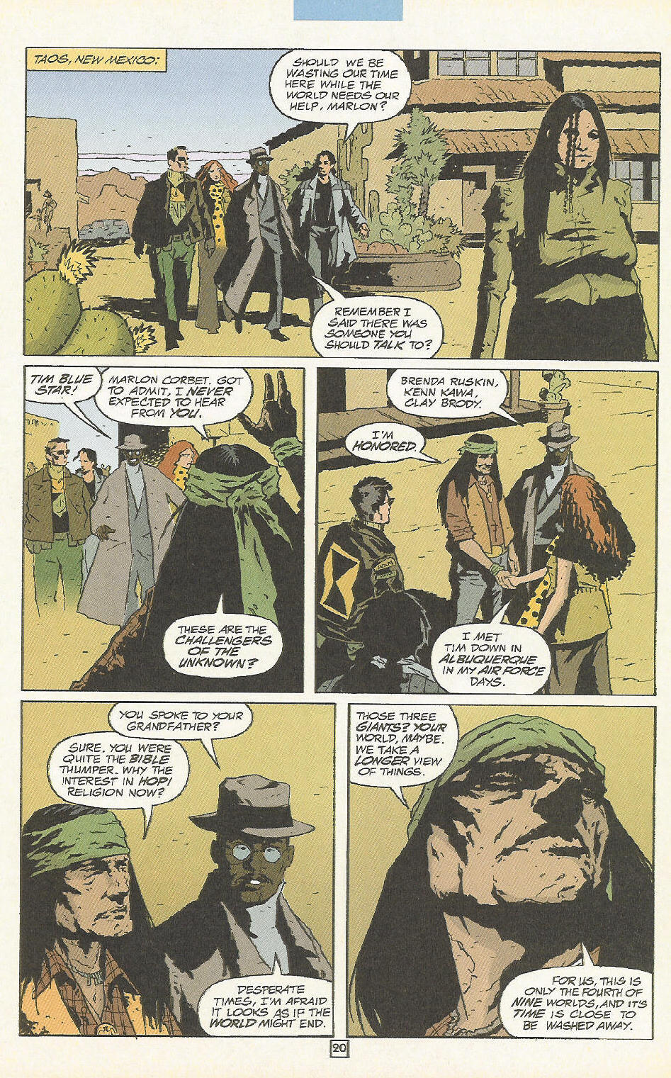 Read online Challengers of the Unknown (1997) comic -  Issue #15 - 23