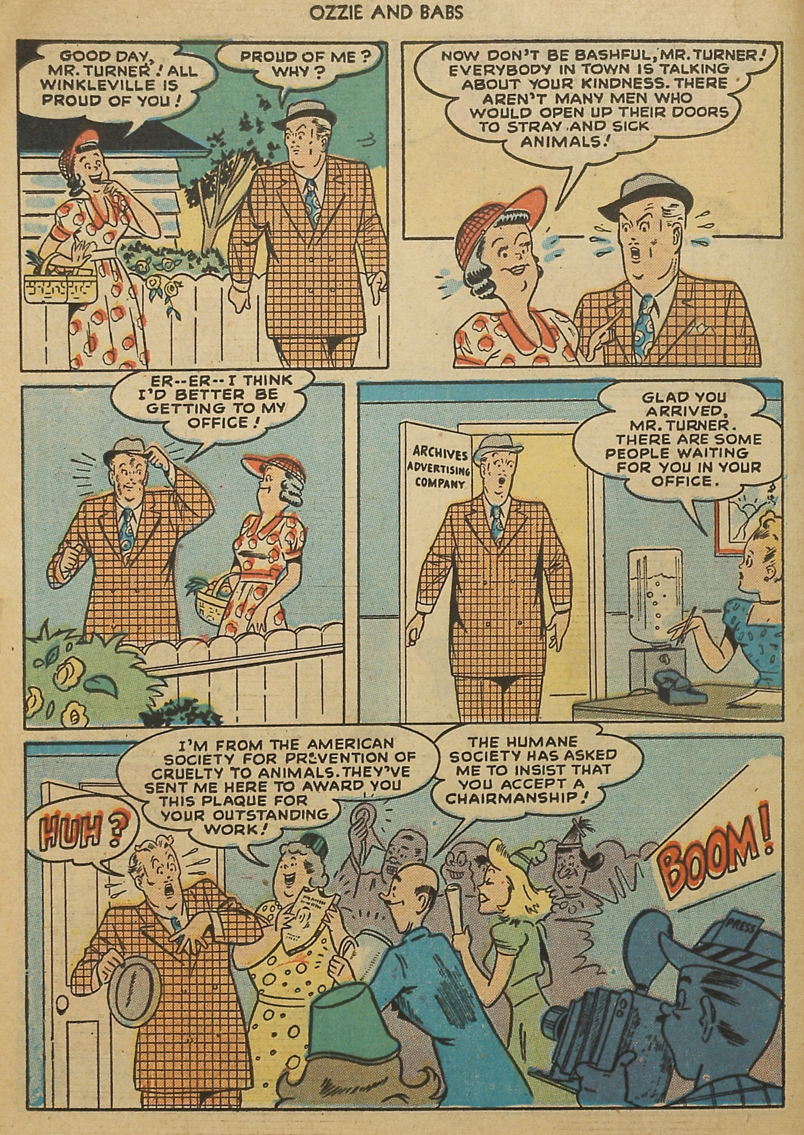 Read online Ozzie And Babs comic -  Issue #9 - 18