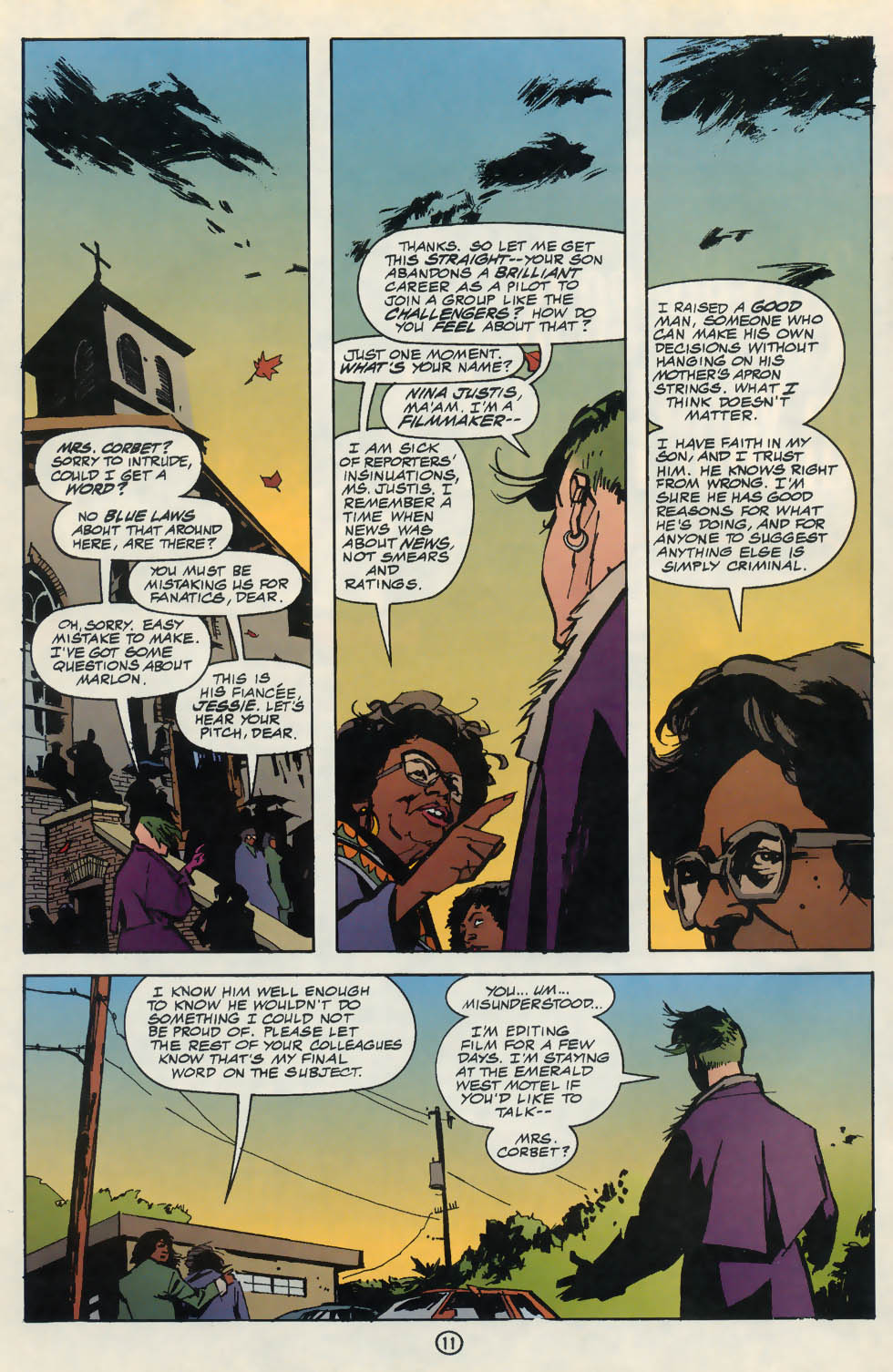 Read online Challengers of the Unknown (1997) comic -  Issue #4 - 12