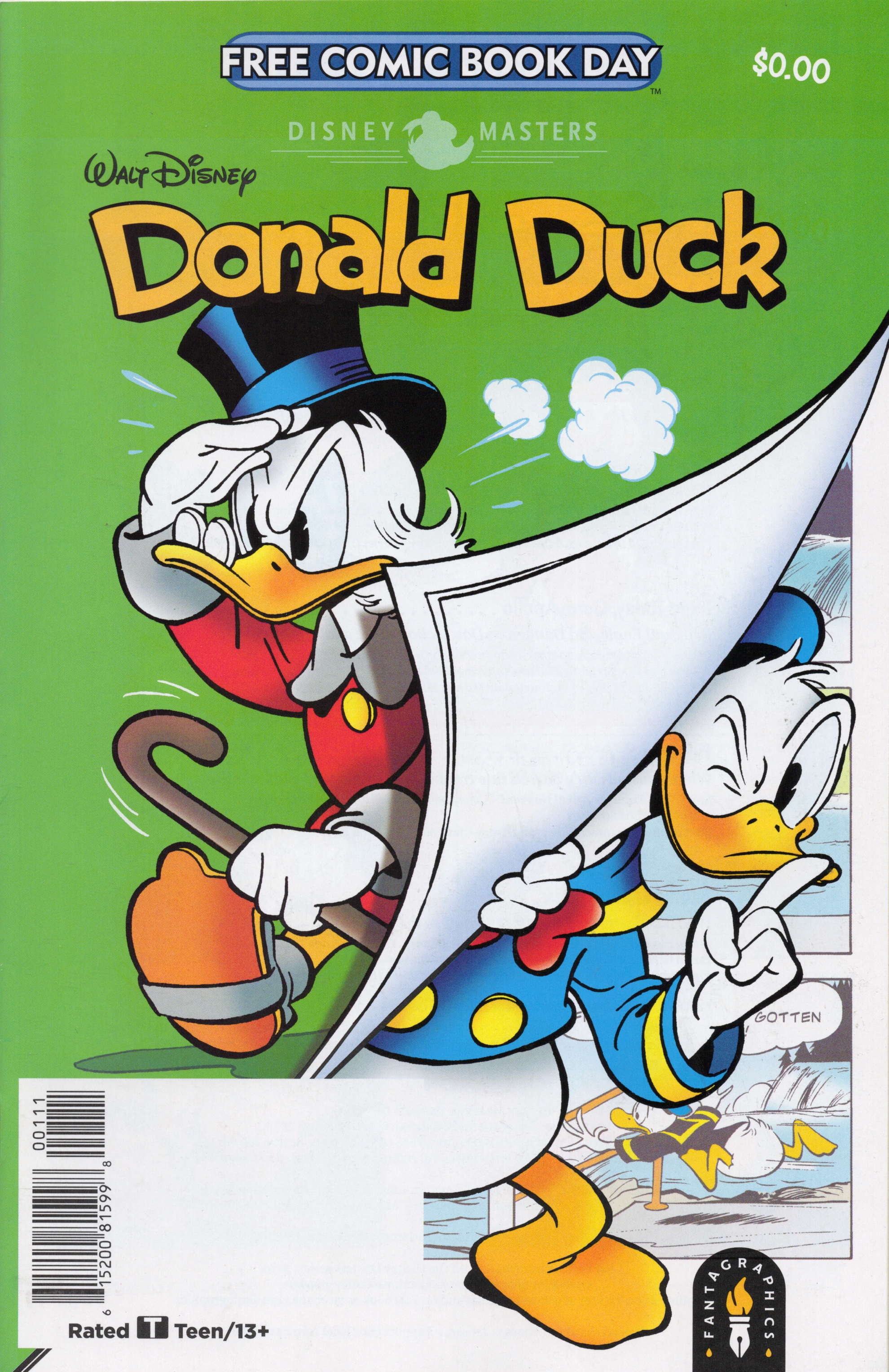 Read online Free Comic Book Day 2022 comic -  Issue # Fantagraphics Donald Duck - 1