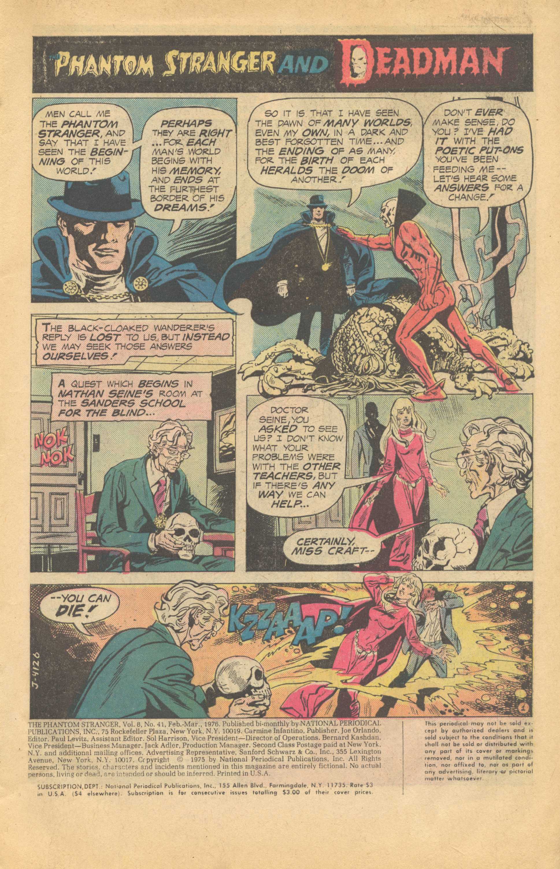 Read online The Phantom Stranger (1969) comic -  Issue #41 - 4