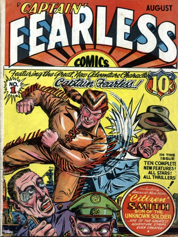 Read online Captain Fearless comic -  Issue #1 - 1