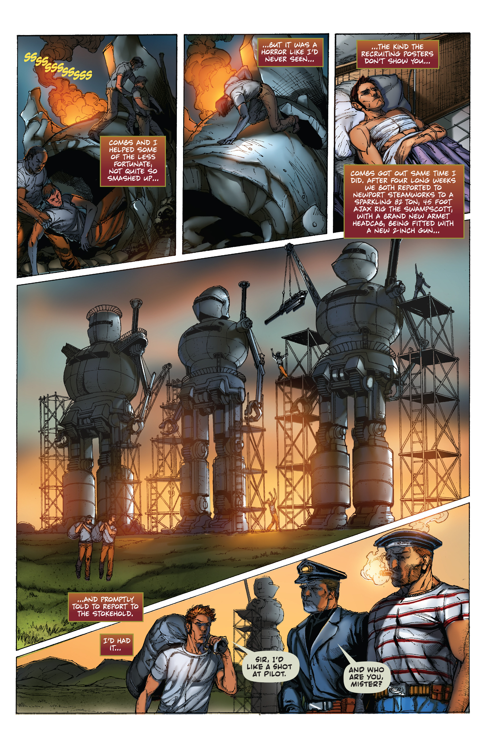 Read online Larry Blamire’s Steam Wars comic -  Issue #1 - 12