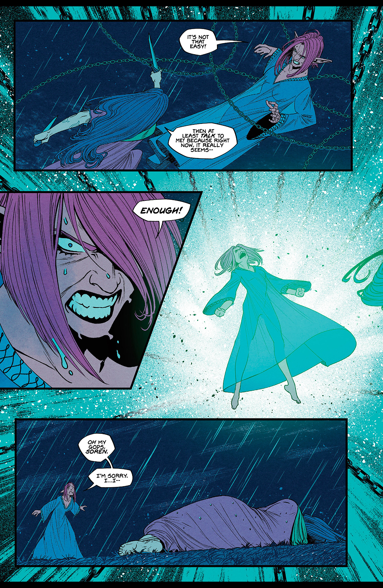 Read online Queen of Swords: A Barbaric Story comic -  Issue #3 - 16