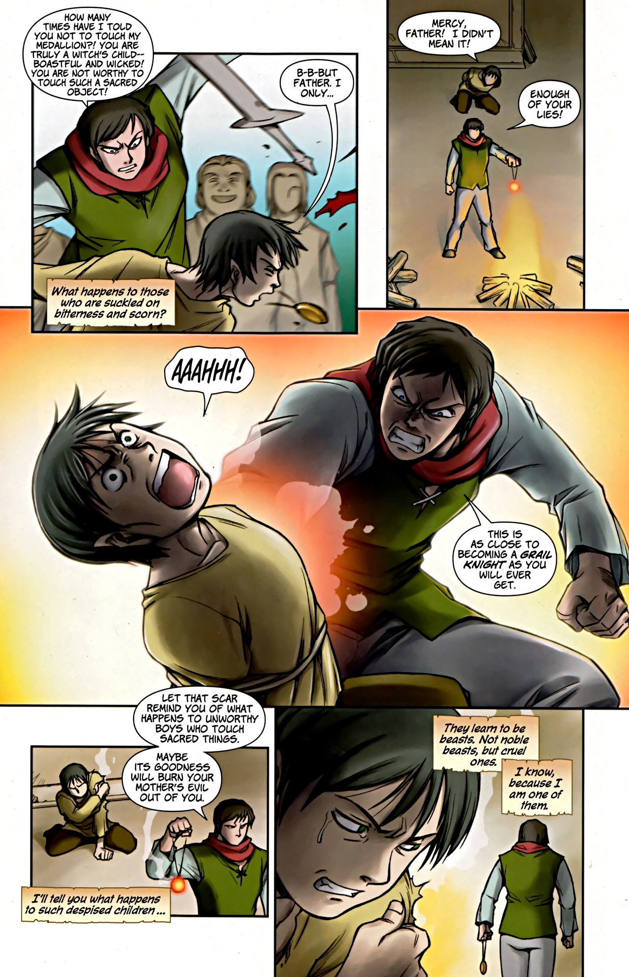 Read online Lords of Avalon: Knight of Darkness comic -  Issue #1 - 5