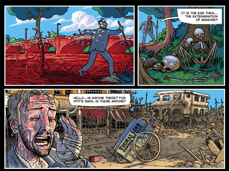 Read online H. G. Wells' The War of the Worlds comic -  Issue # TPB - 82