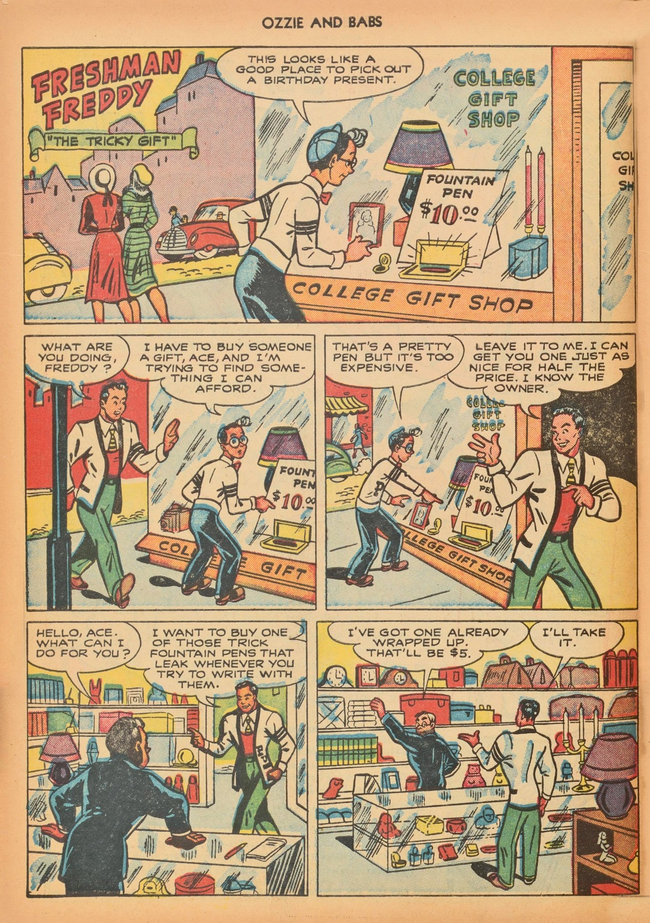 Read online Ozzie And Babs comic -  Issue #4 - 34