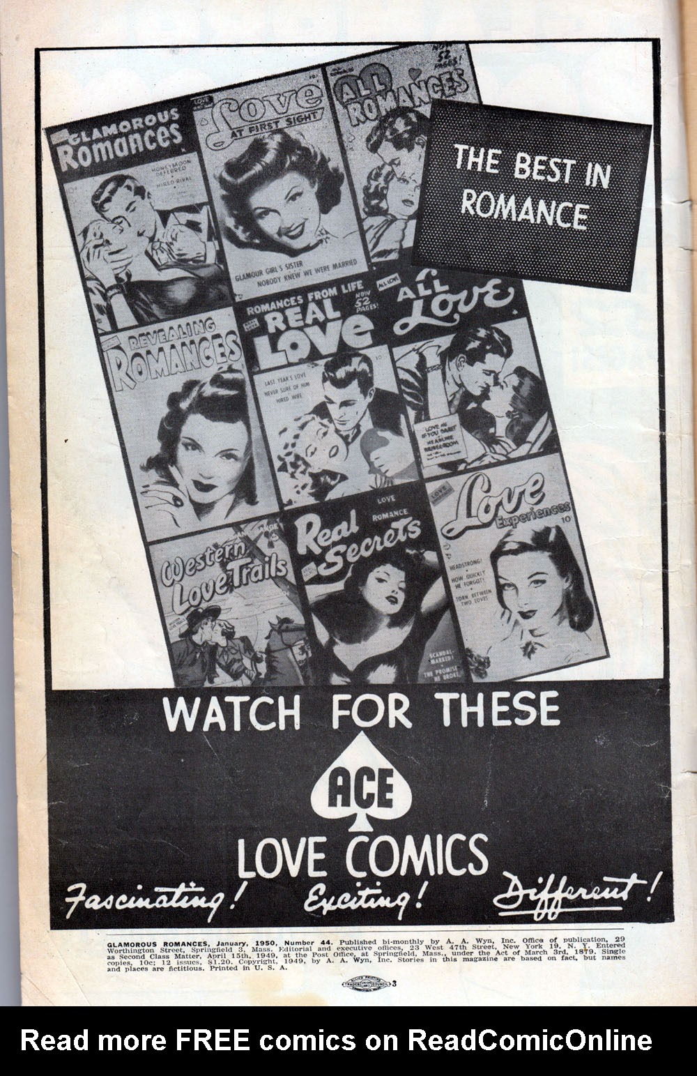 Read online Glamorous Romances comic -  Issue #44 - 2