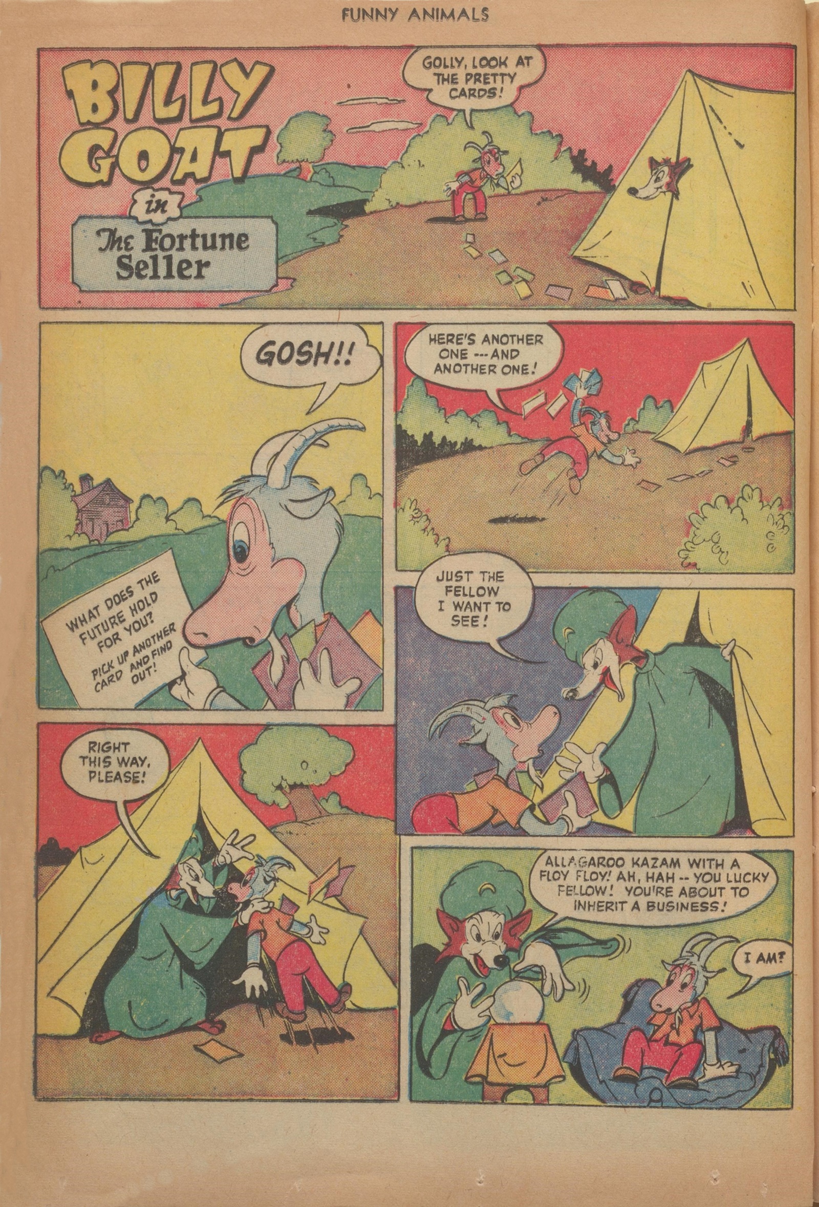Read online Fawcett's Funny Animals comic -  Issue #69 - 12