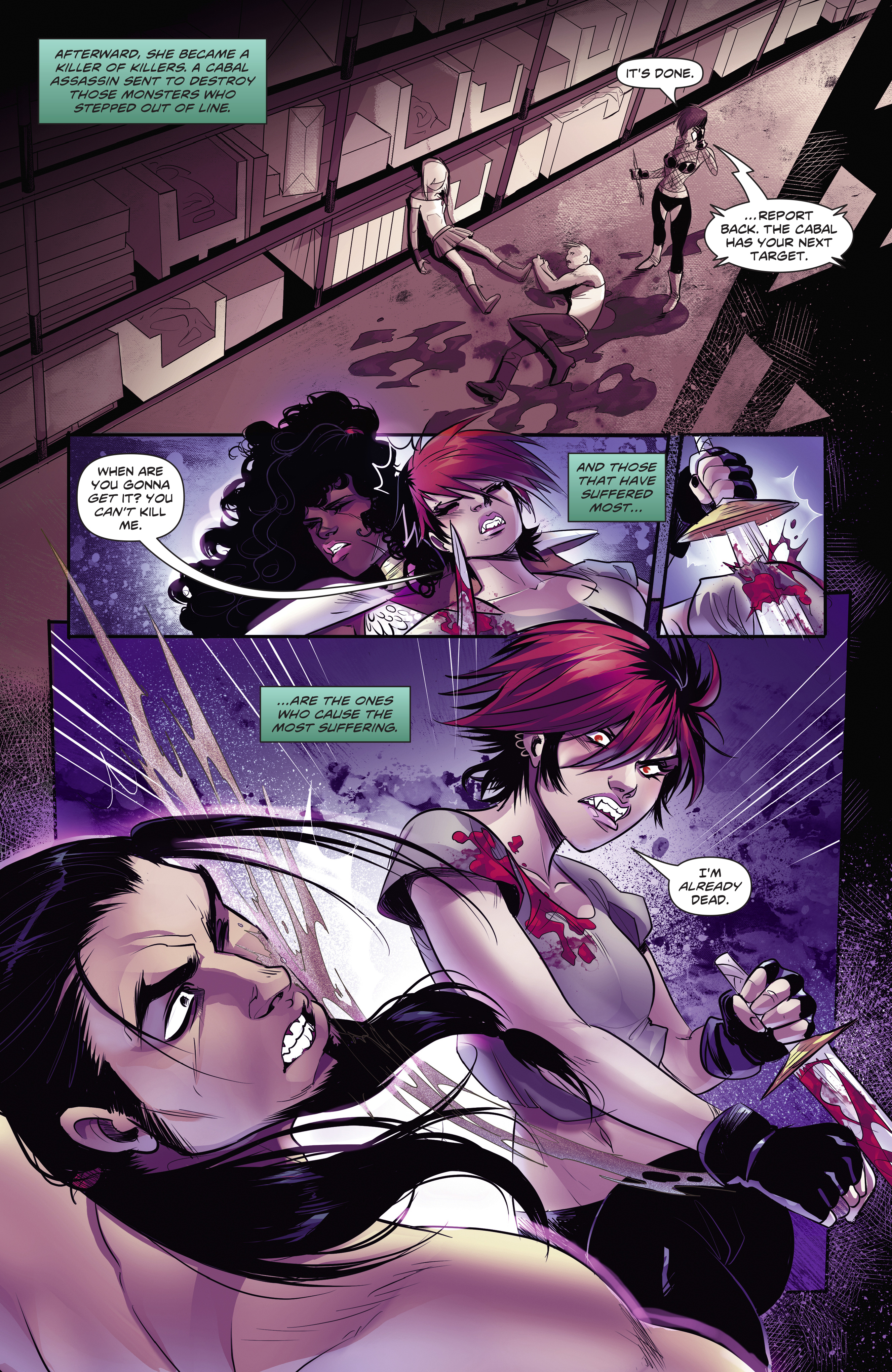 Read online Swords of Sorrow: Chaos! Prequel comic -  Issue # Full - 12