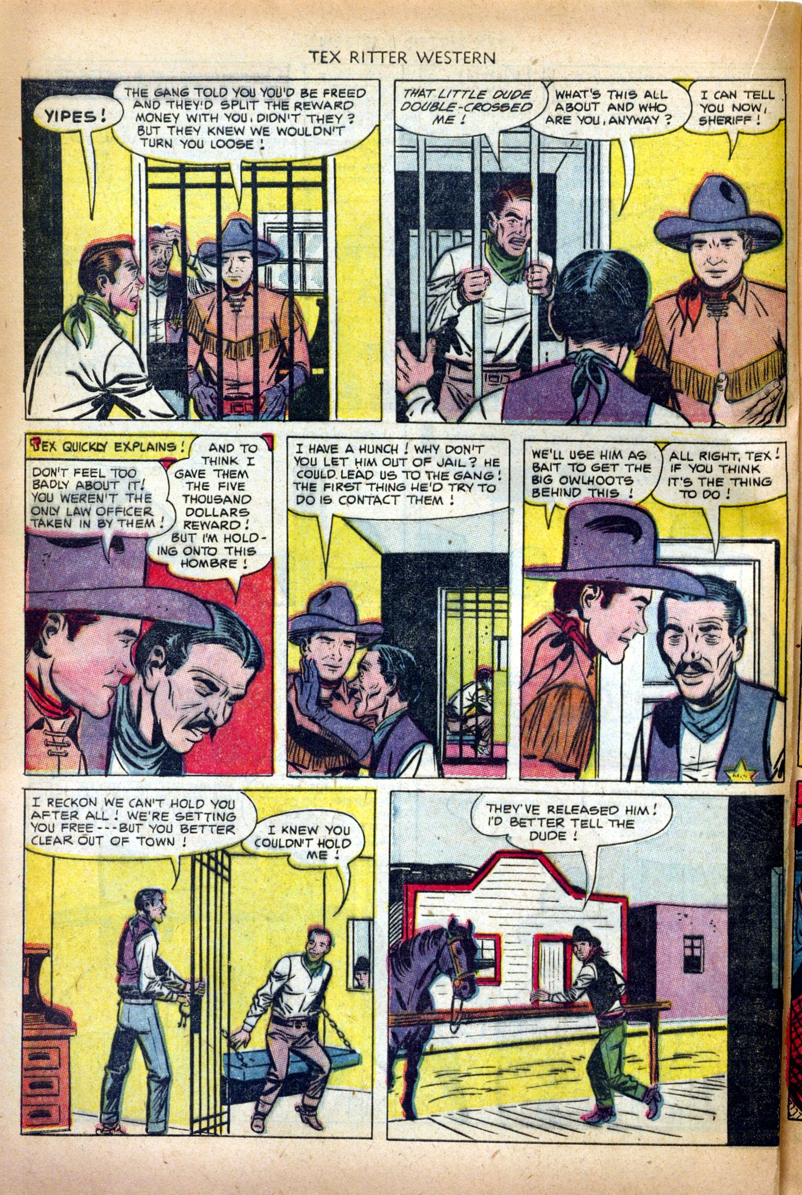 Read online Tex Ritter Western comic -  Issue #14 - 22