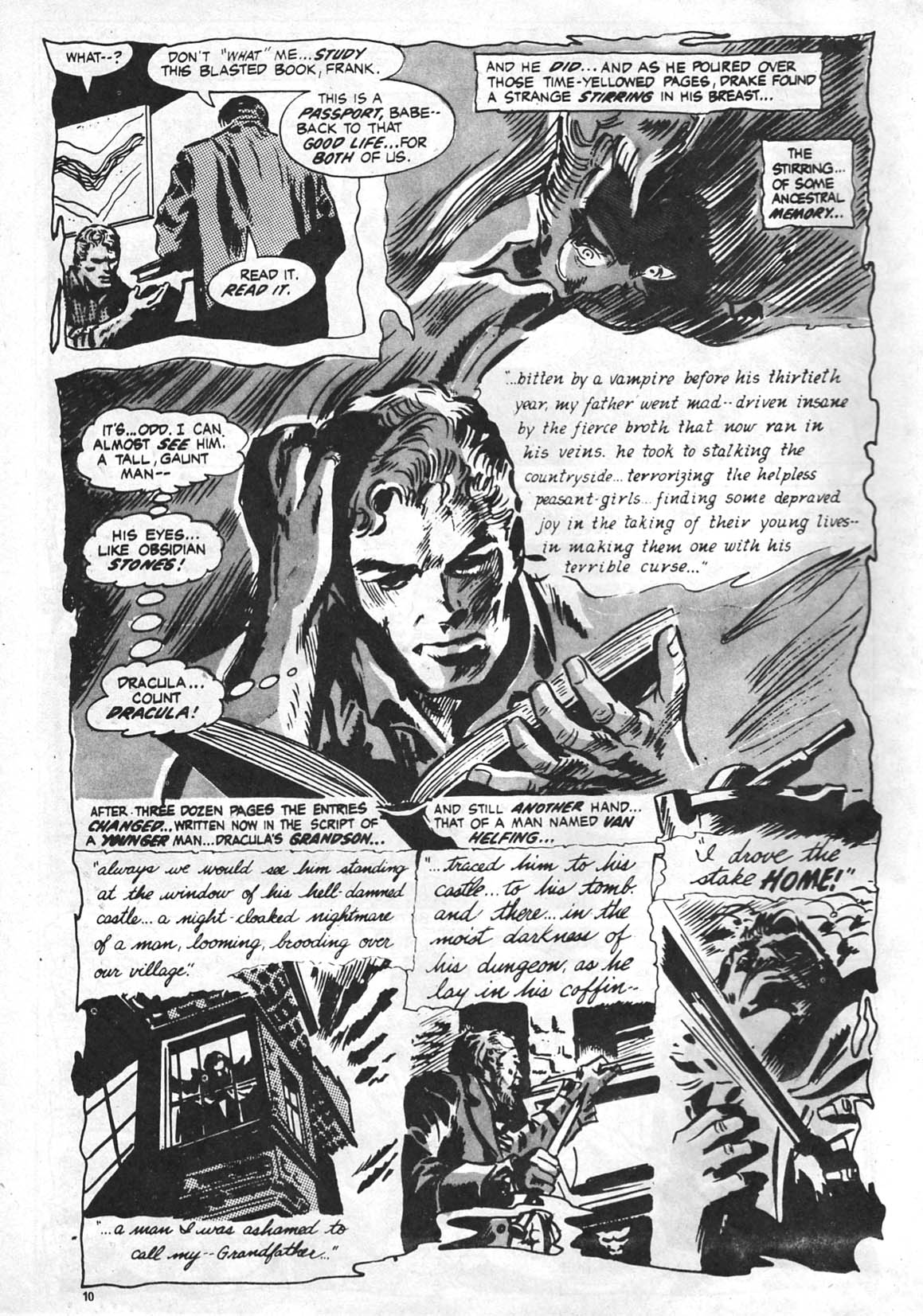 Read online Dracula Lives (1974) comic -  Issue #1 - 10