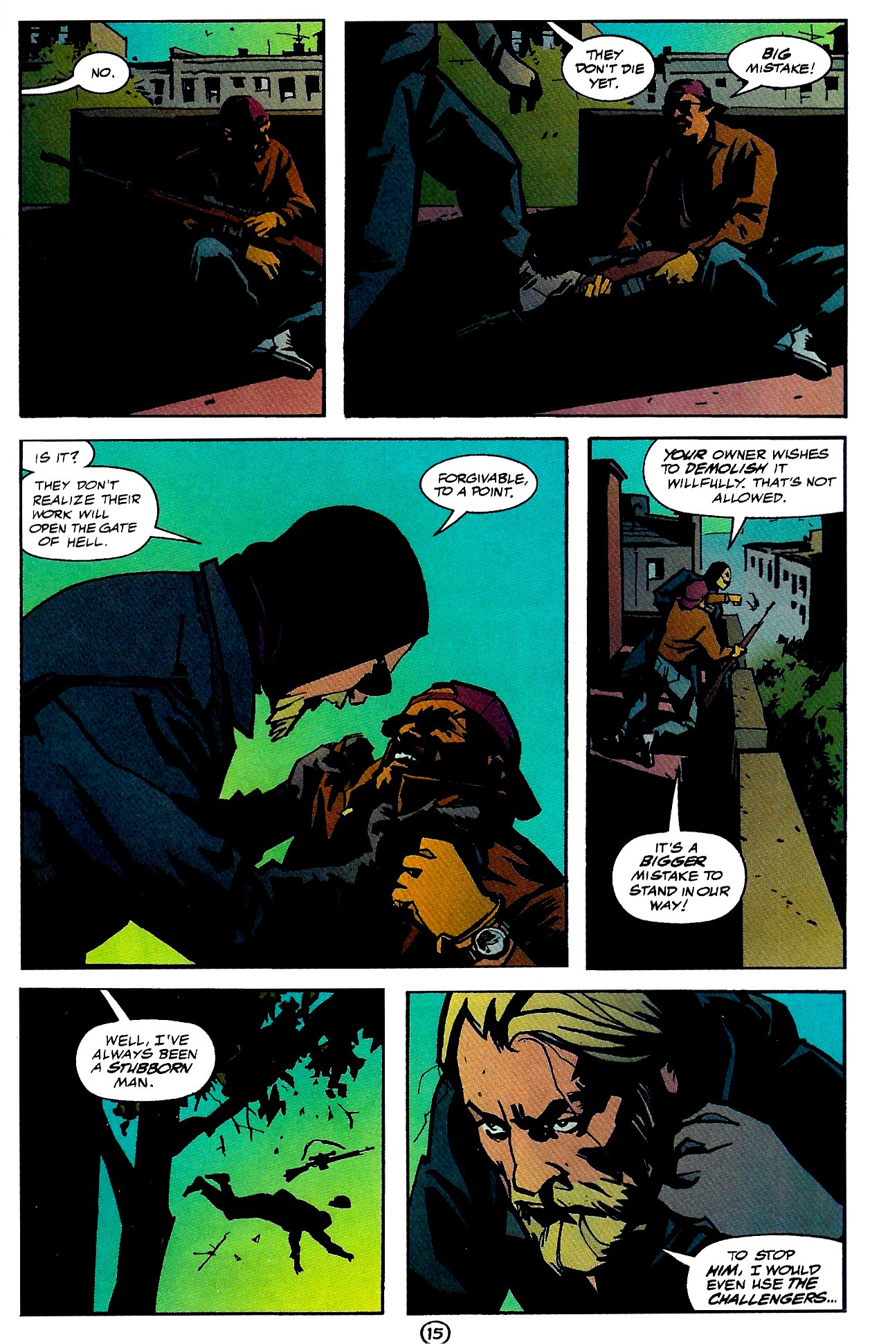 Read online Challengers of the Unknown (1997) comic -  Issue #7 - 16