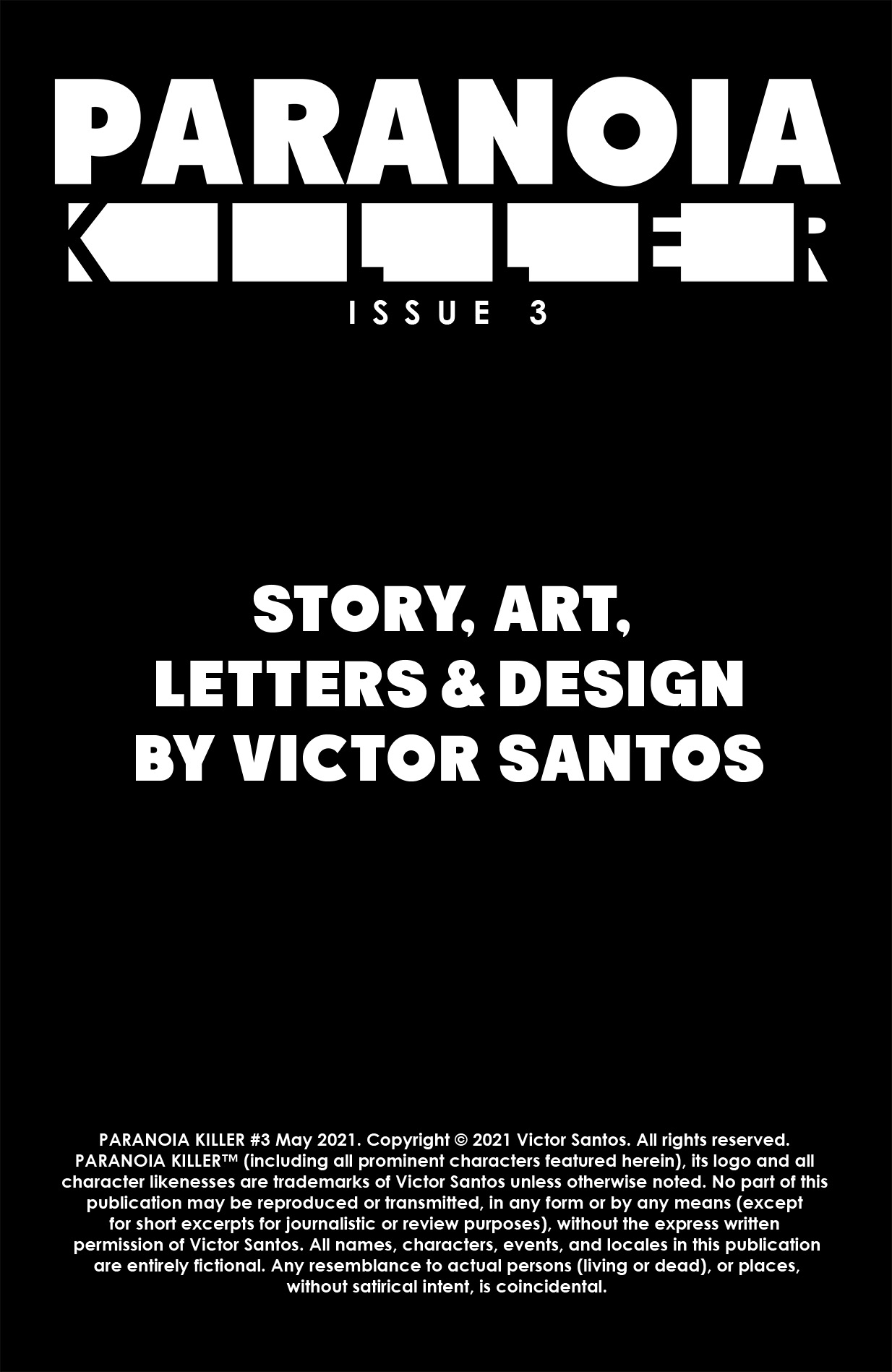 Read online Paranoia Killer comic -  Issue #3 - 2