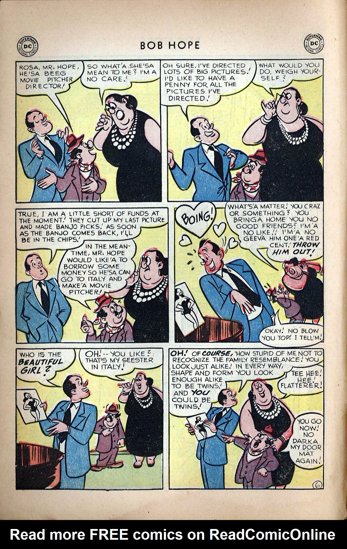 Read online The Adventures of Bob Hope comic -  Issue #23 - 8