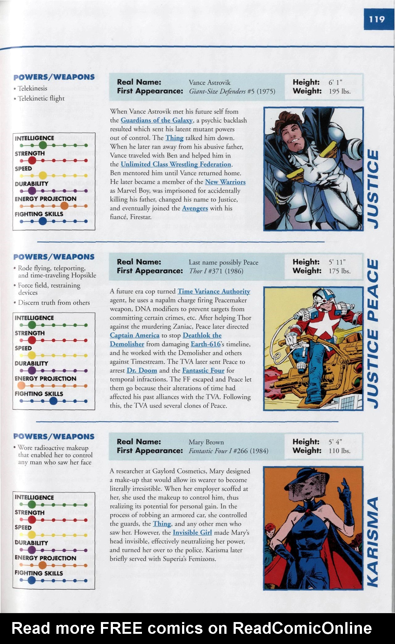Read online Marvel Encyclopedia comic -  Issue # TPB 6 - 122