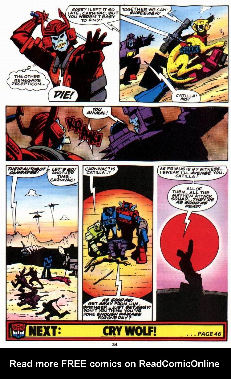 Read online The Transformers Annual comic -  Issue #1991 - 39