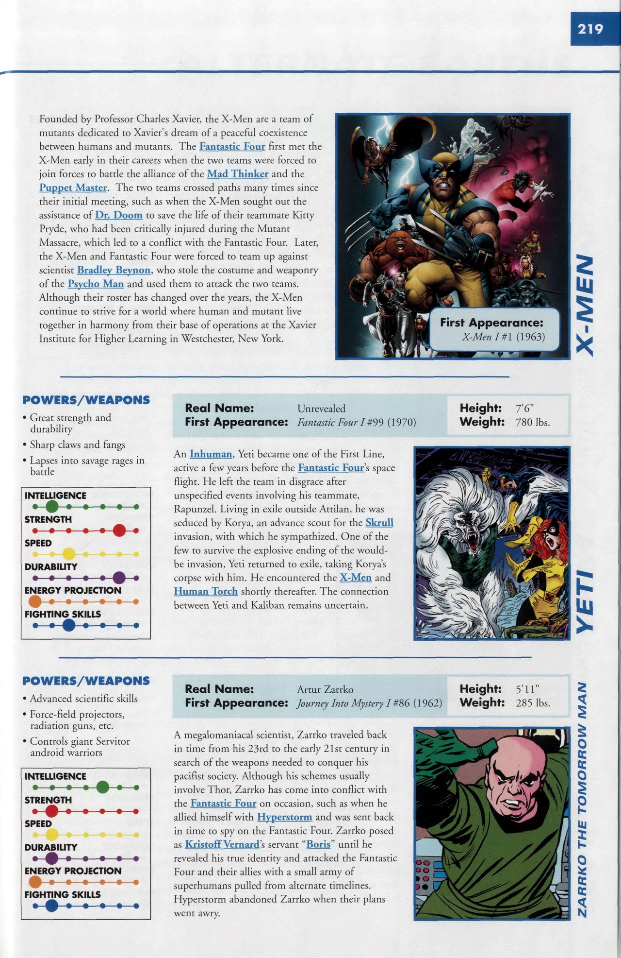 Read online Marvel Encyclopedia comic -  Issue # TPB 6 - 222