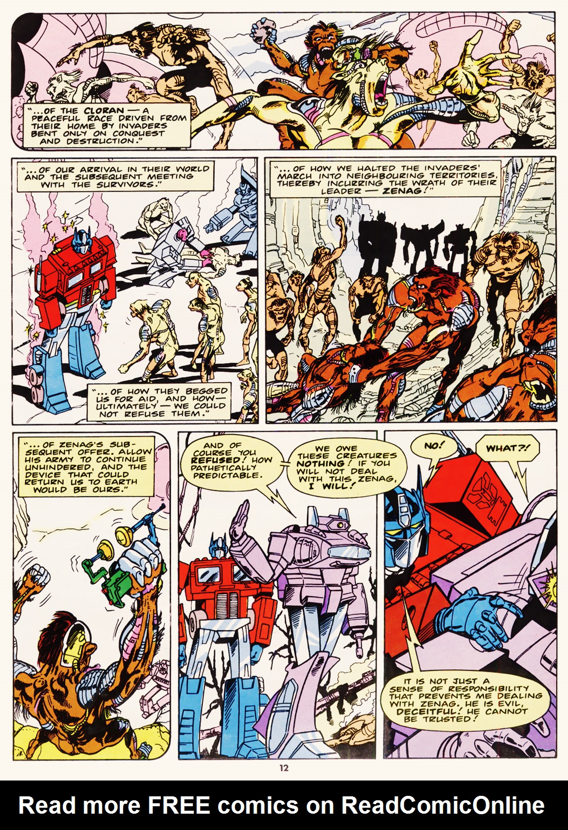 Read online The Transformers (UK) comic -  Issue #100 - 11