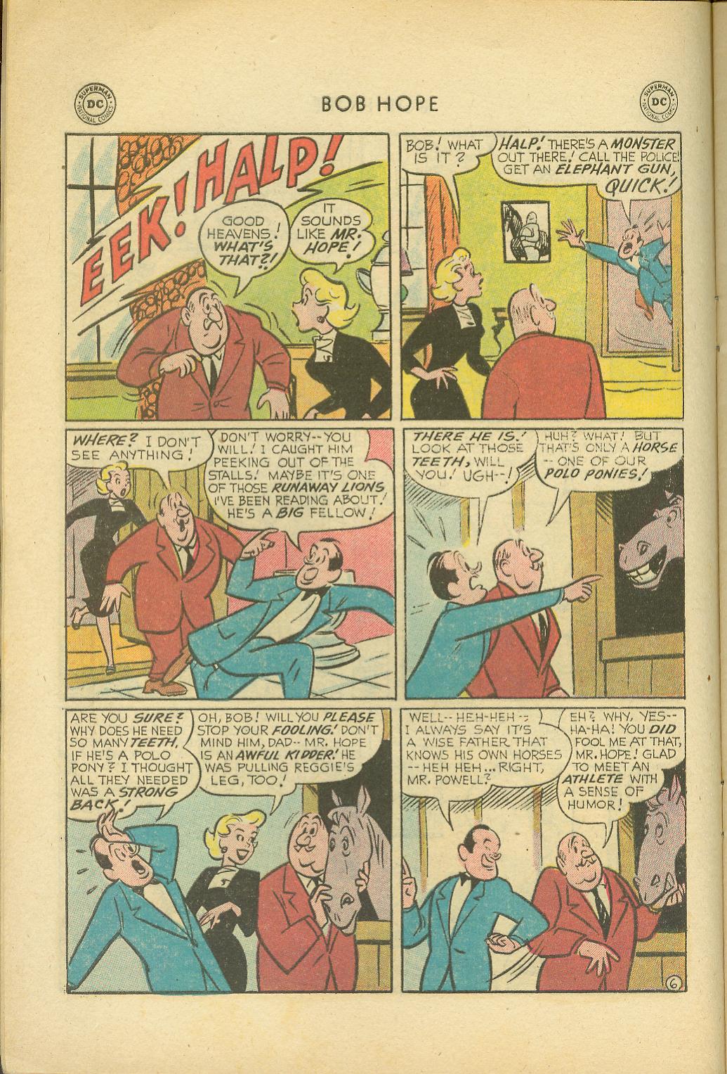 Read online The Adventures of Bob Hope comic -  Issue #39 - 8