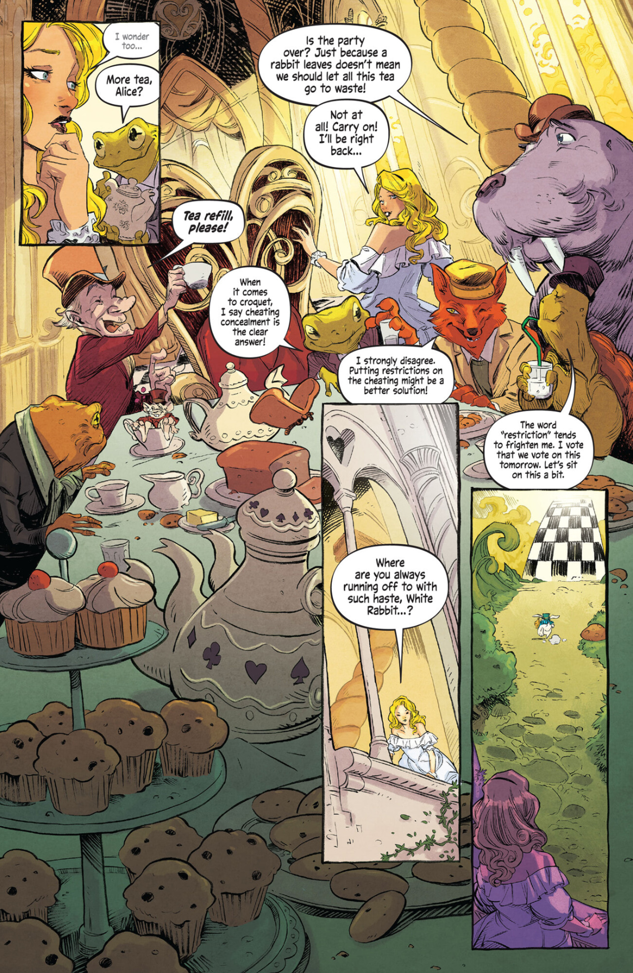 Read online Alice Never After comic -  Issue #1 - 8