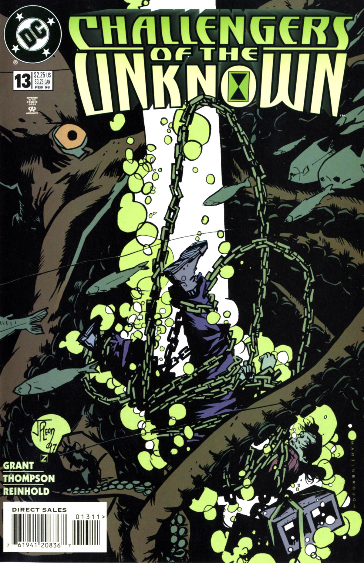 Read online Challengers of the Unknown (1997) comic -  Issue #13 - 1