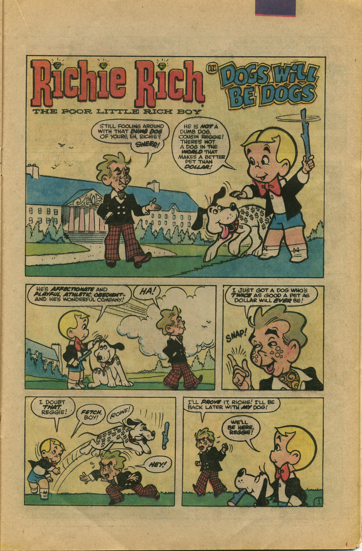 Read online Richie Rich & Dollar the Dog comic -  Issue #19 - 21