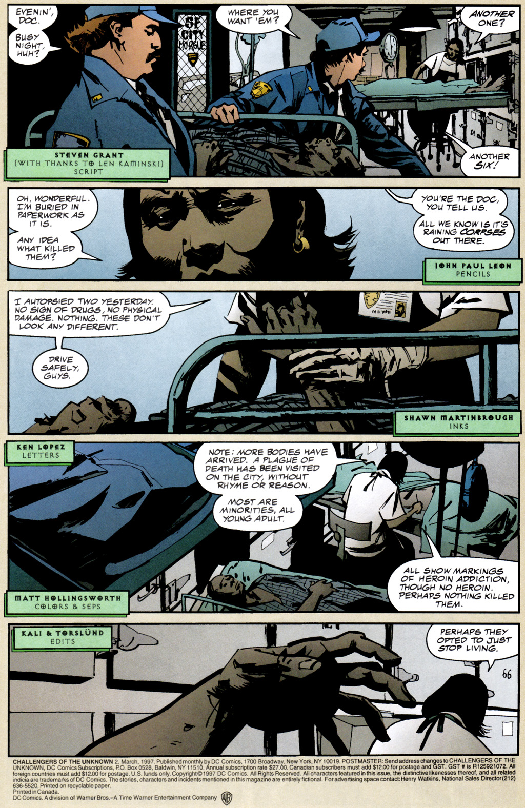 Read online Challengers of the Unknown (1997) comic -  Issue #2 - 2