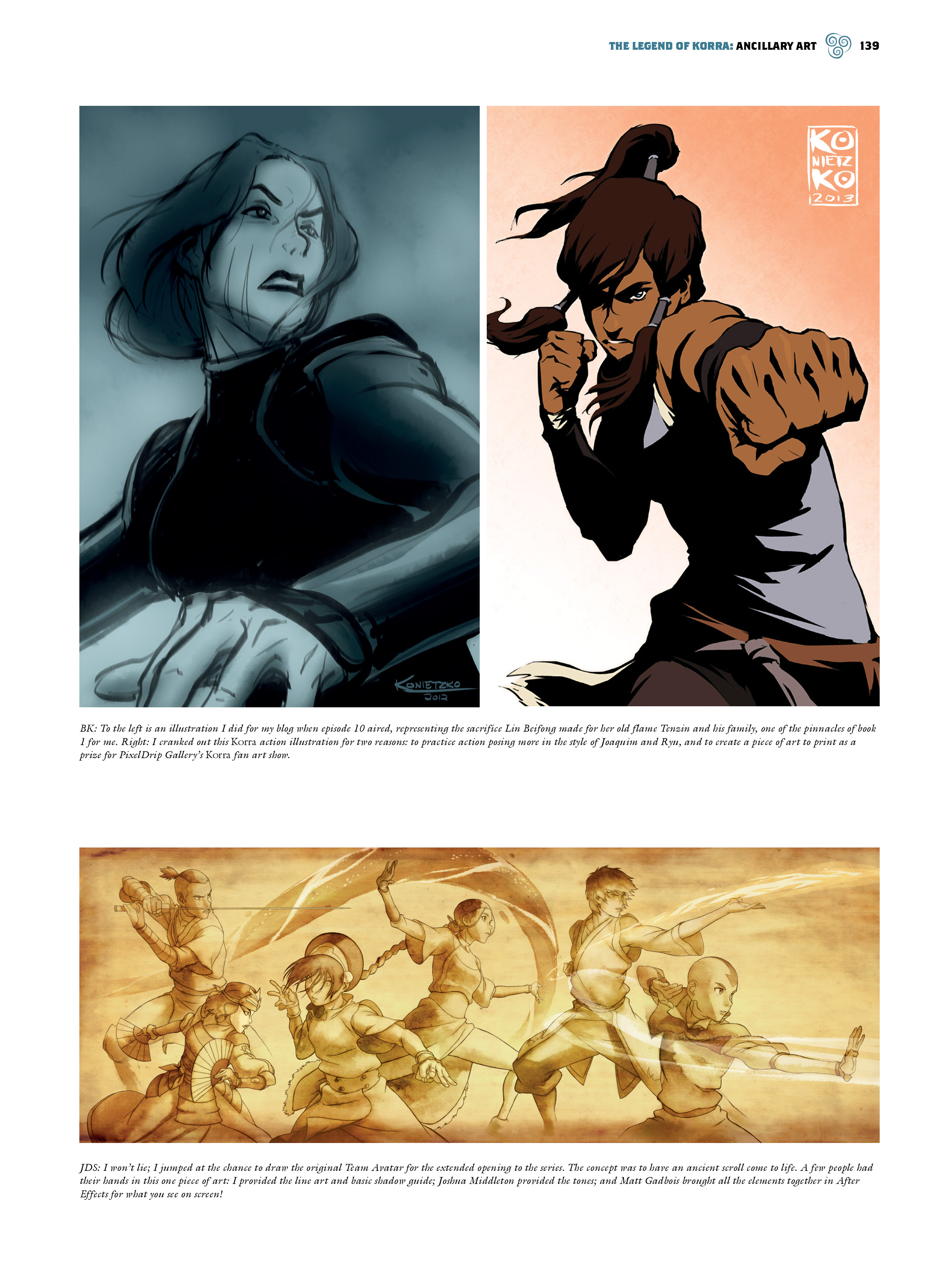 Read online The Legend of Korra: The Art of the Animated Series comic -  Issue # TPB 1 - 124