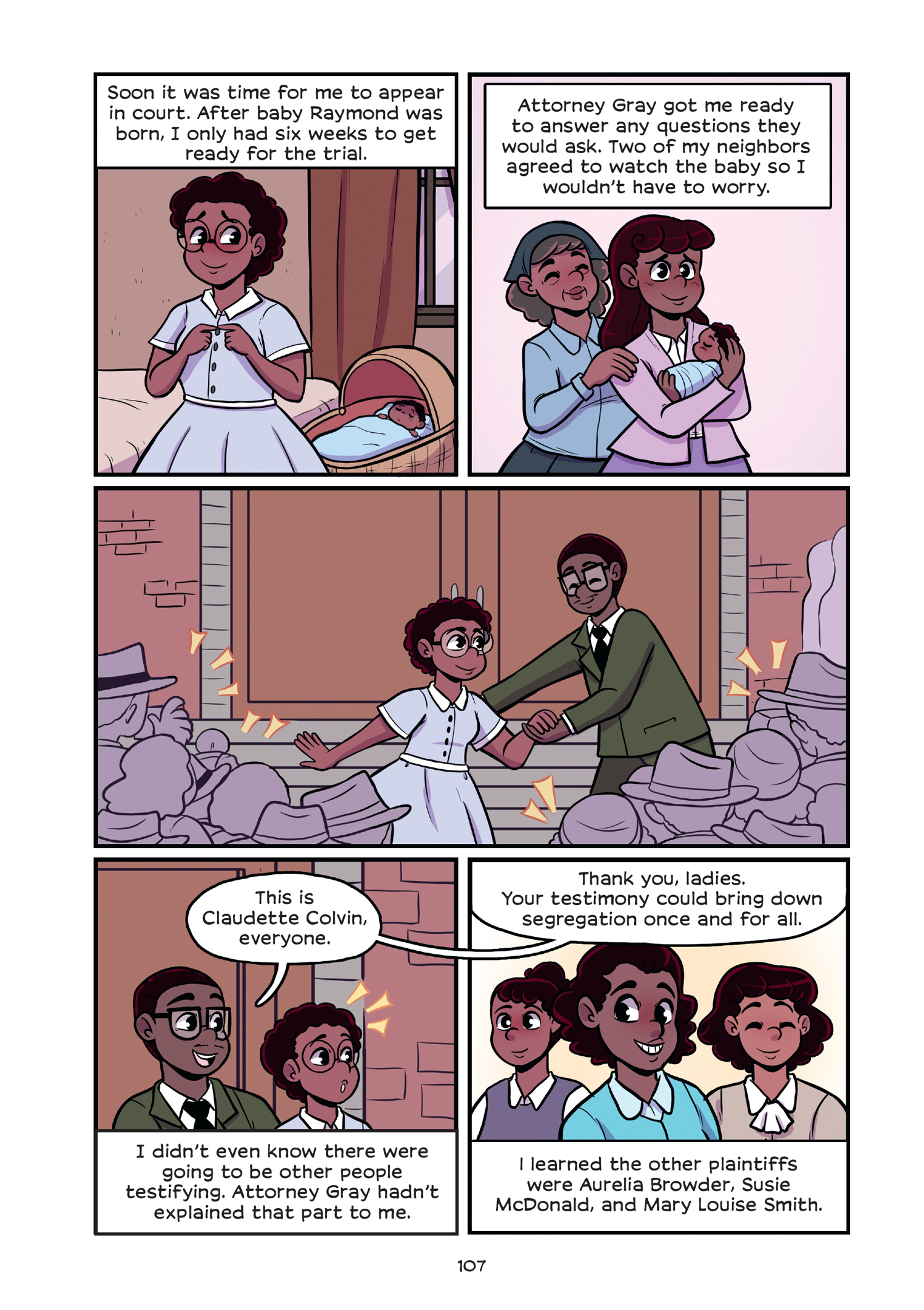 Read online History Comics comic -  Issue # Rosa Parks & Claudette Colvin - Civil Rights Heroes - 112