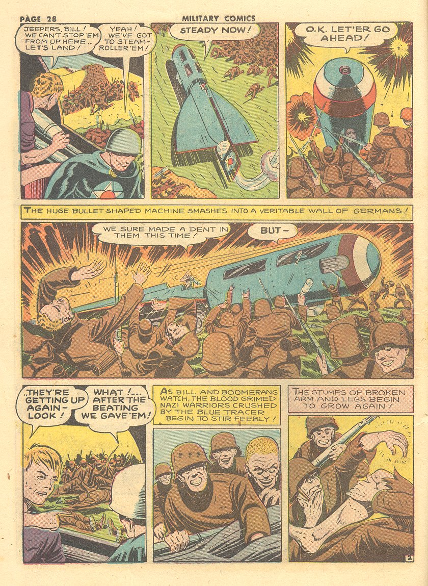 Read online Military Comics comic -  Issue #15 - 28
