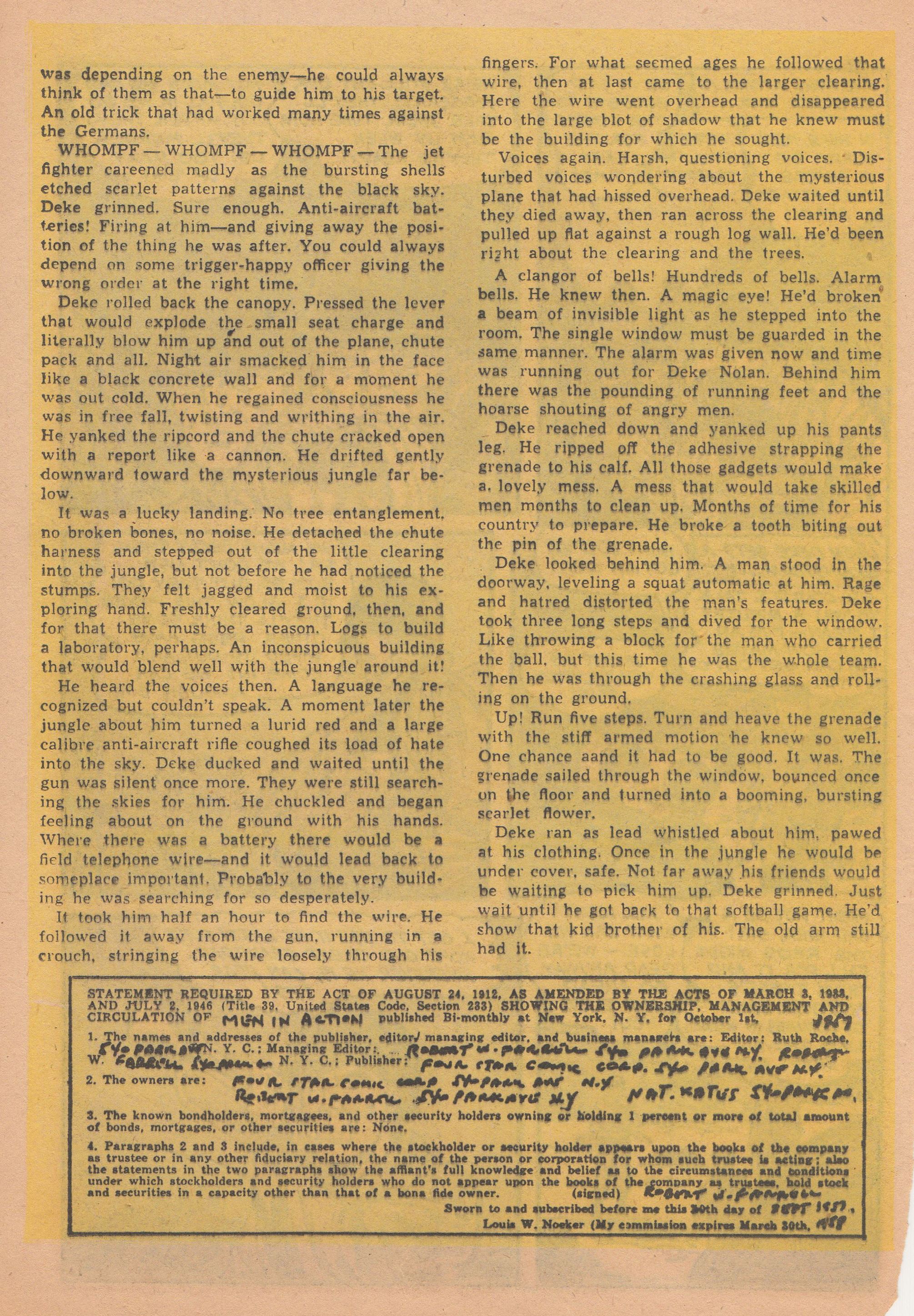 Read online Men in Action (1957) comic -  Issue #6 - 24