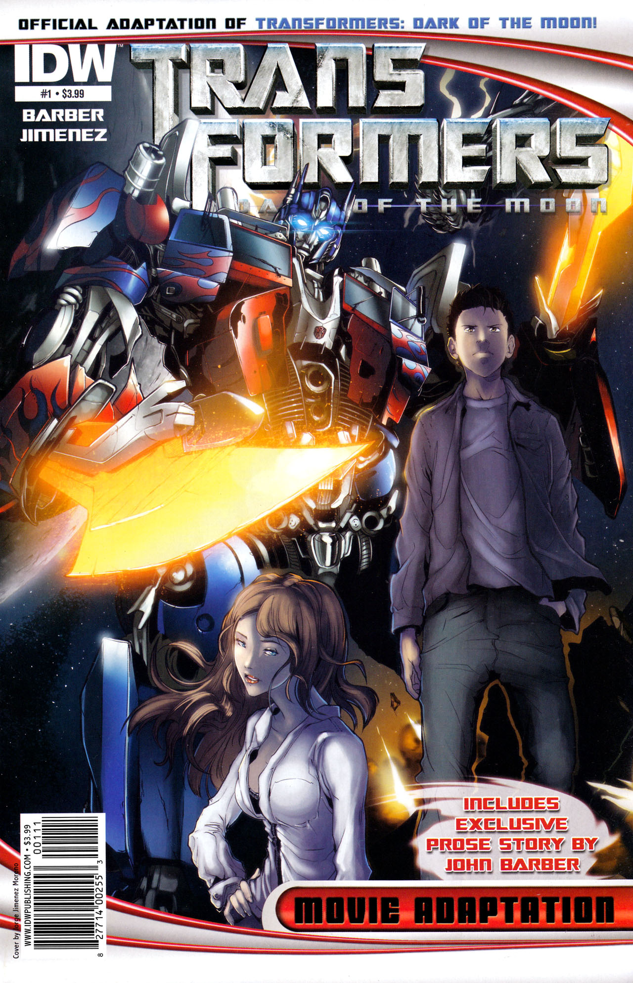 Read online Transformers: Dark of the Moon Movie Adaptation comic -  Issue #1 - 1
