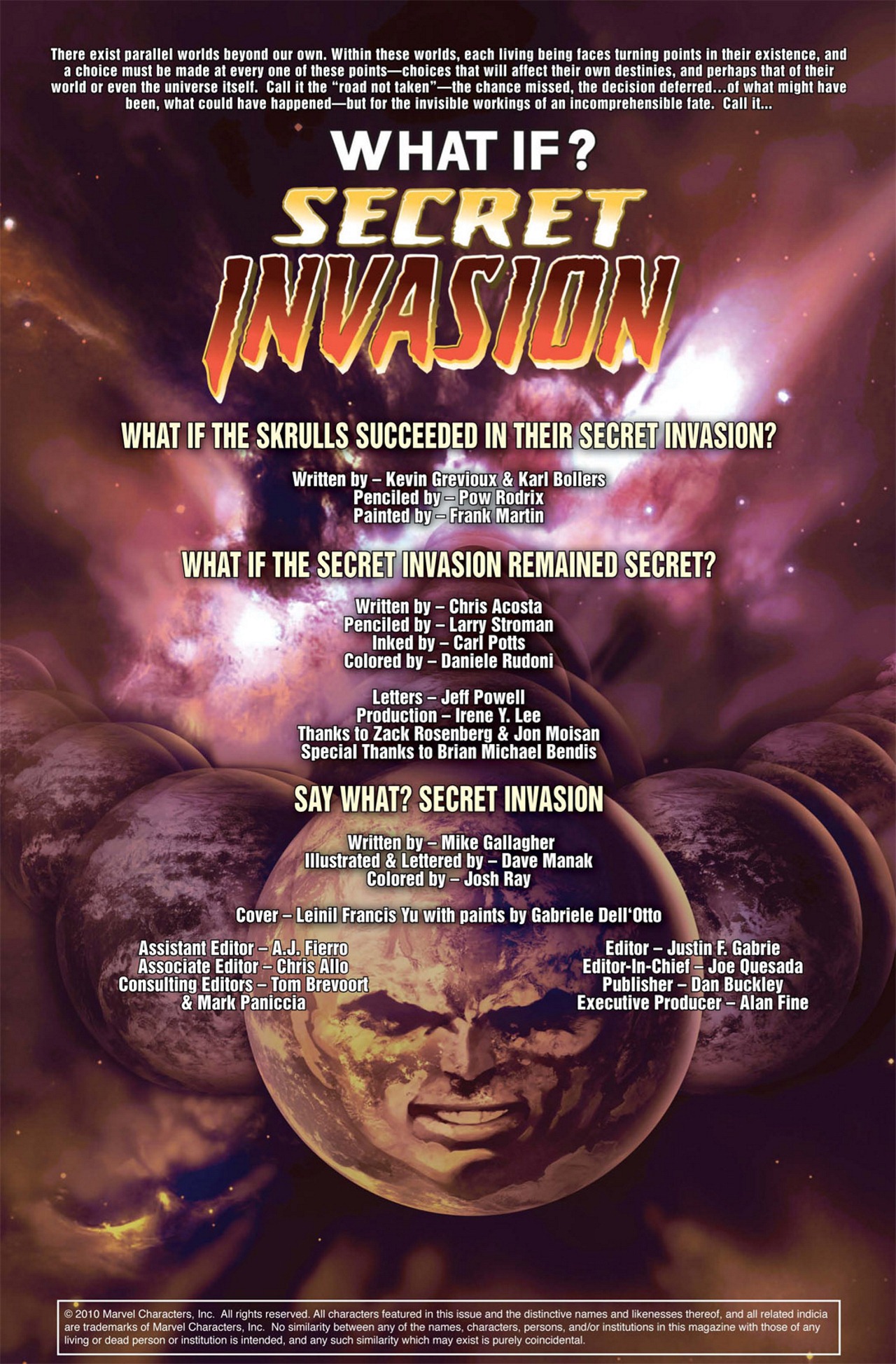 Read online What If? Secret Invasion comic -  Issue # Full - 2