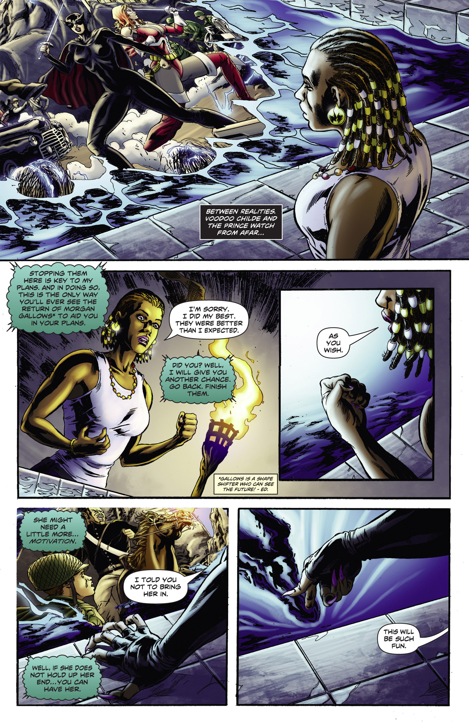 Read online Swords of Sorrow, Miss Fury & Lady Rawhide comic -  Issue # Full - 11