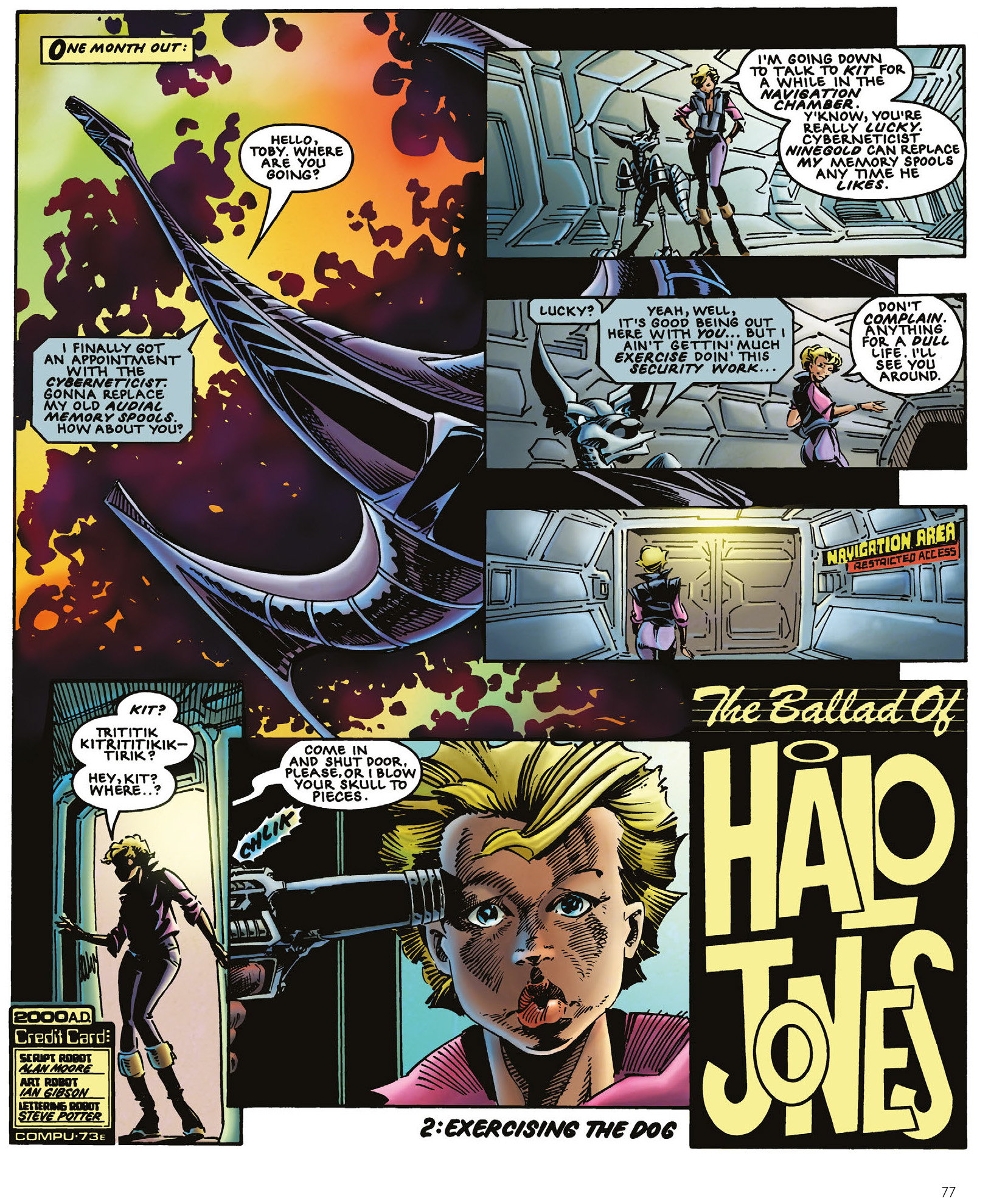 Read online The Ballad of Halo Jones: Full Colour Omnibus Edition comic -  Issue # TPB (Part 1) - 79