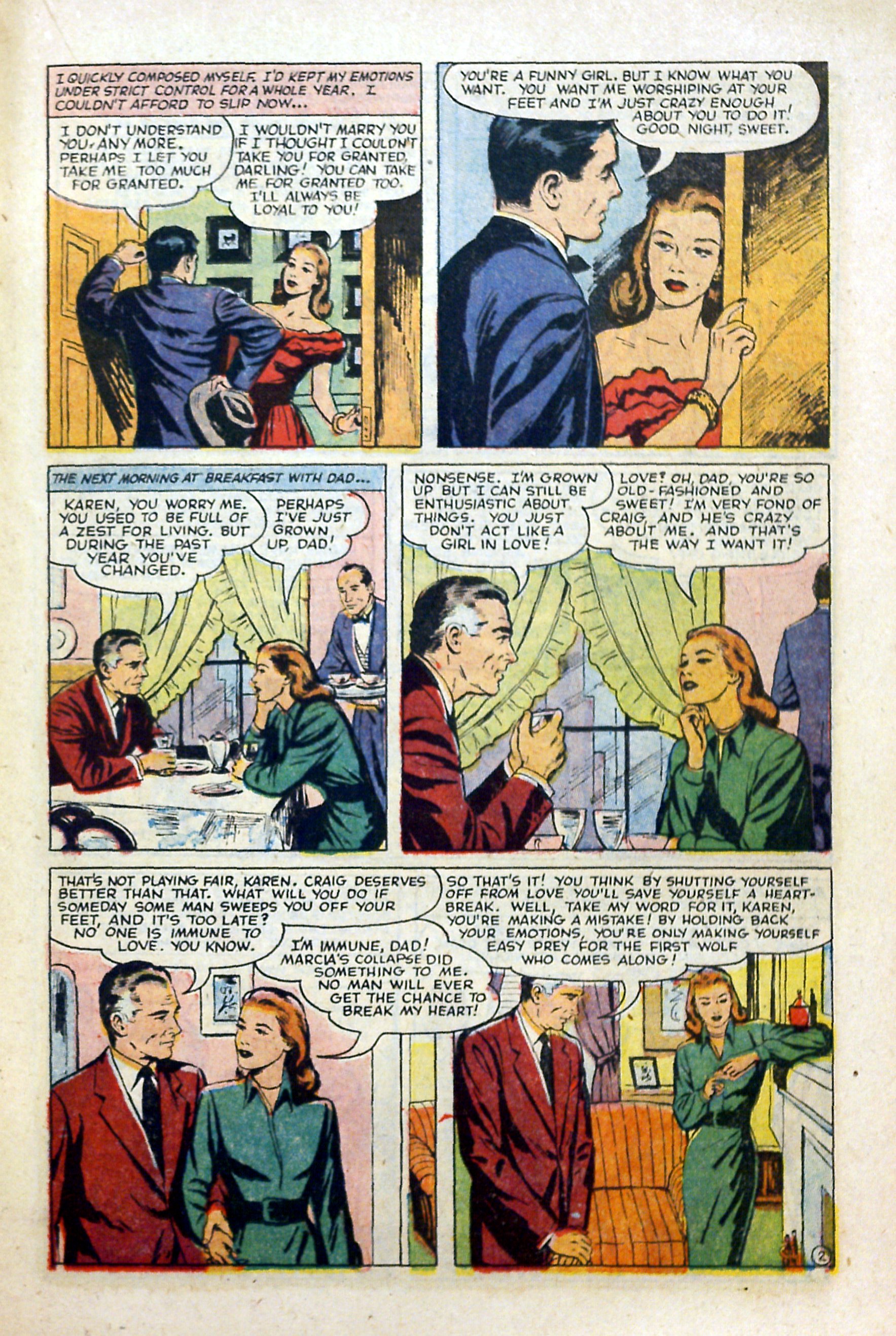 Read online Glamorous Romances comic -  Issue #83 - 19
