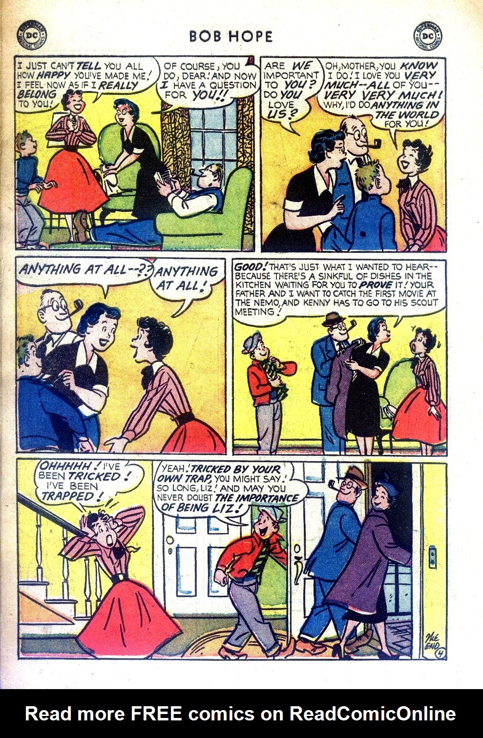 Read online The Adventures of Bob Hope comic -  Issue #32 - 34