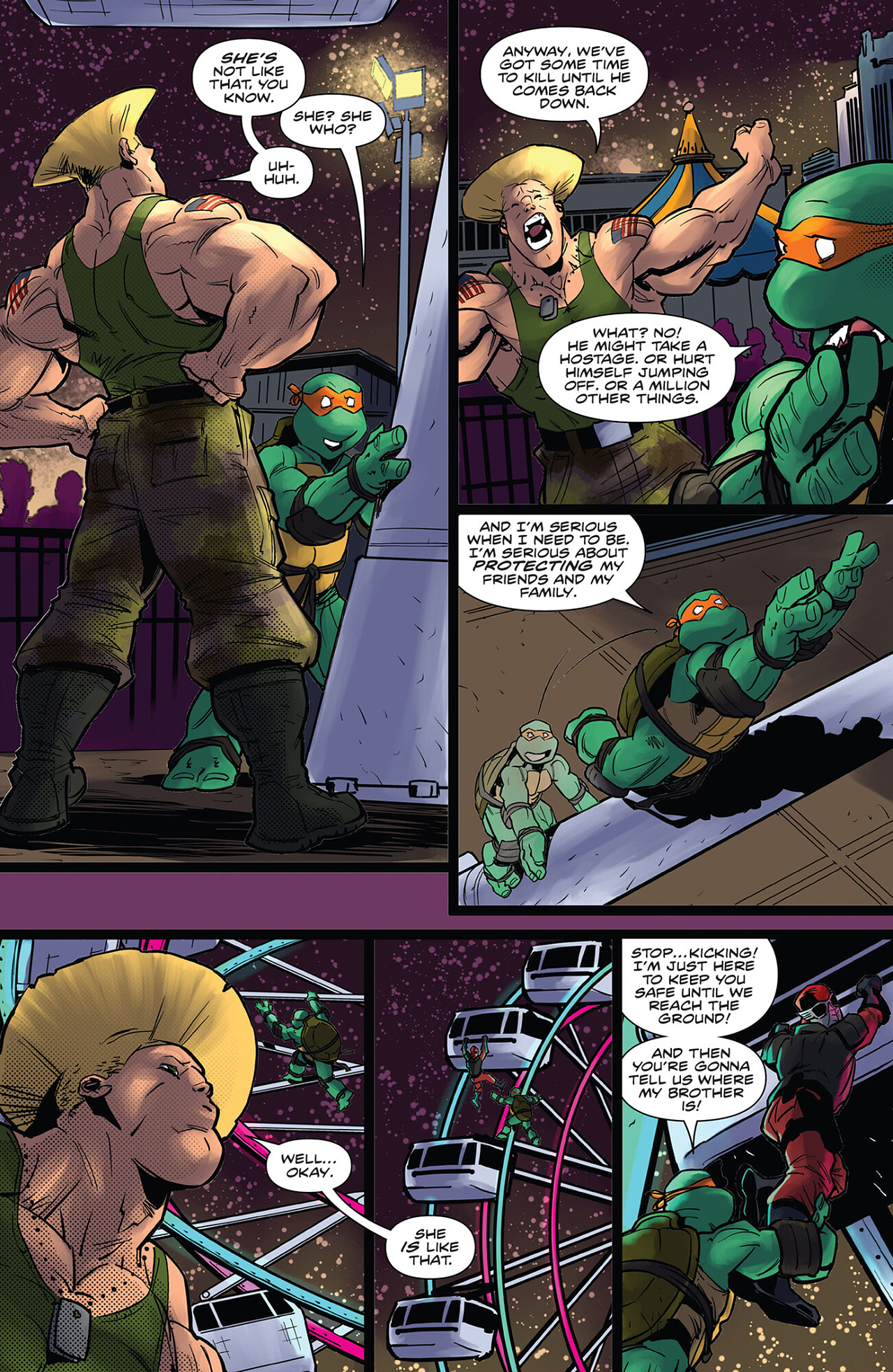 Read online Teenage Mutant Ninja Turtles vs. Street Fighter comic -  Issue #3 - 13