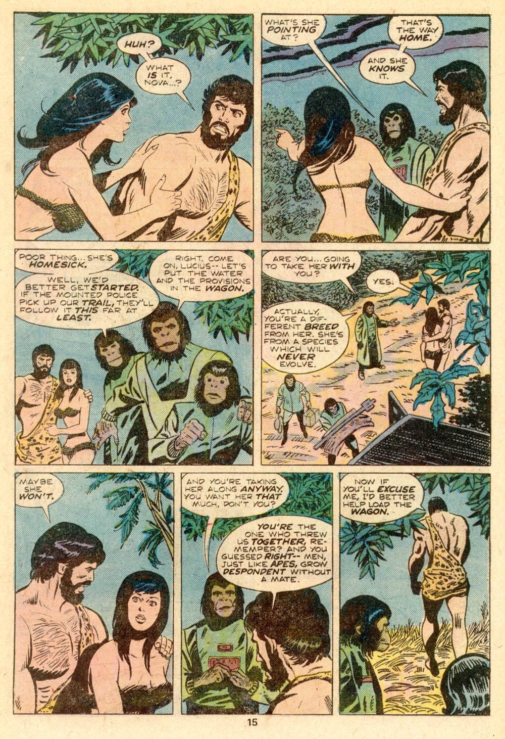 Read online Adventures on the Planet of the Apes comic -  Issue #5 - 10