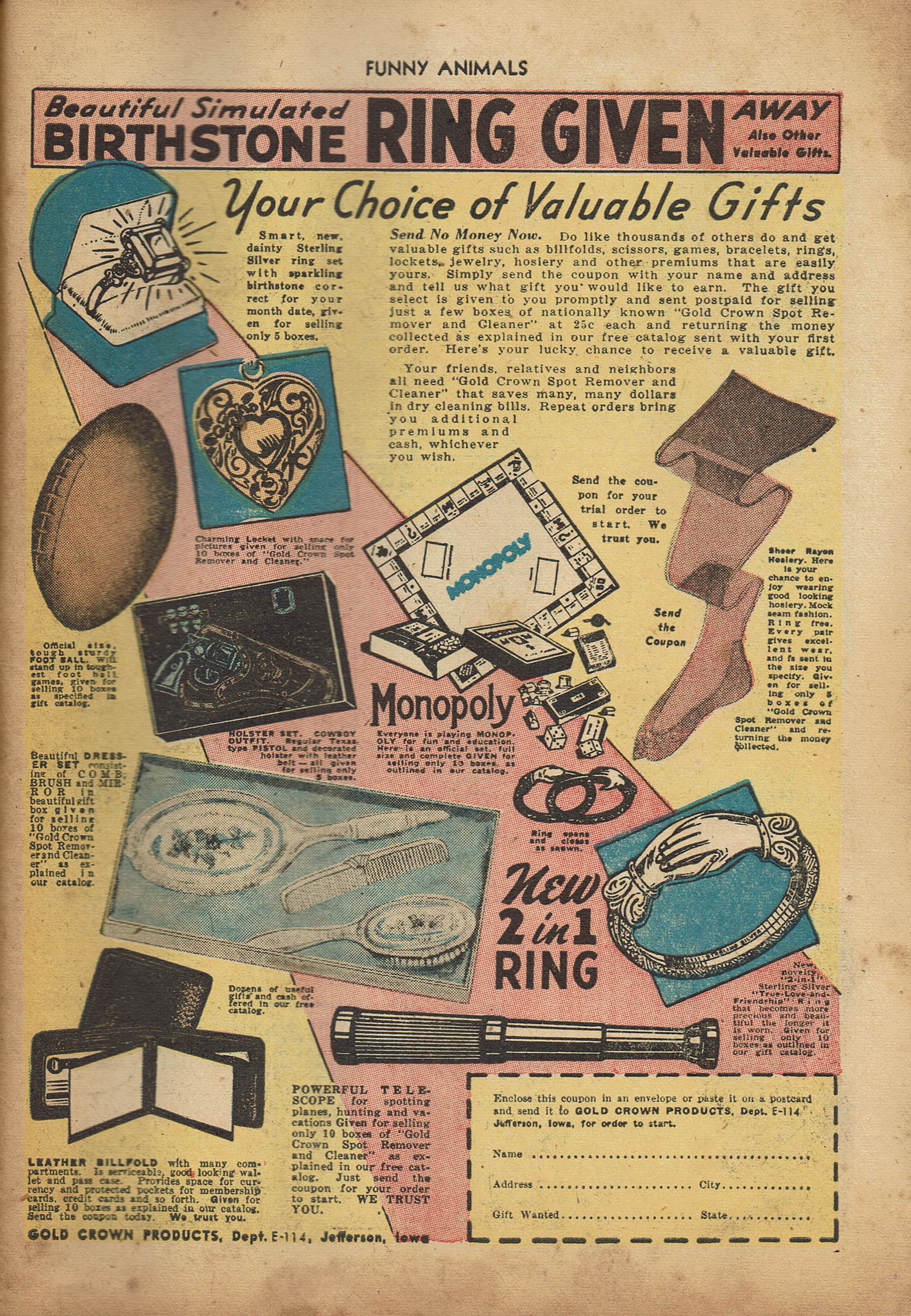 Read online Fawcett's Funny Animals comic -  Issue #22 - 41