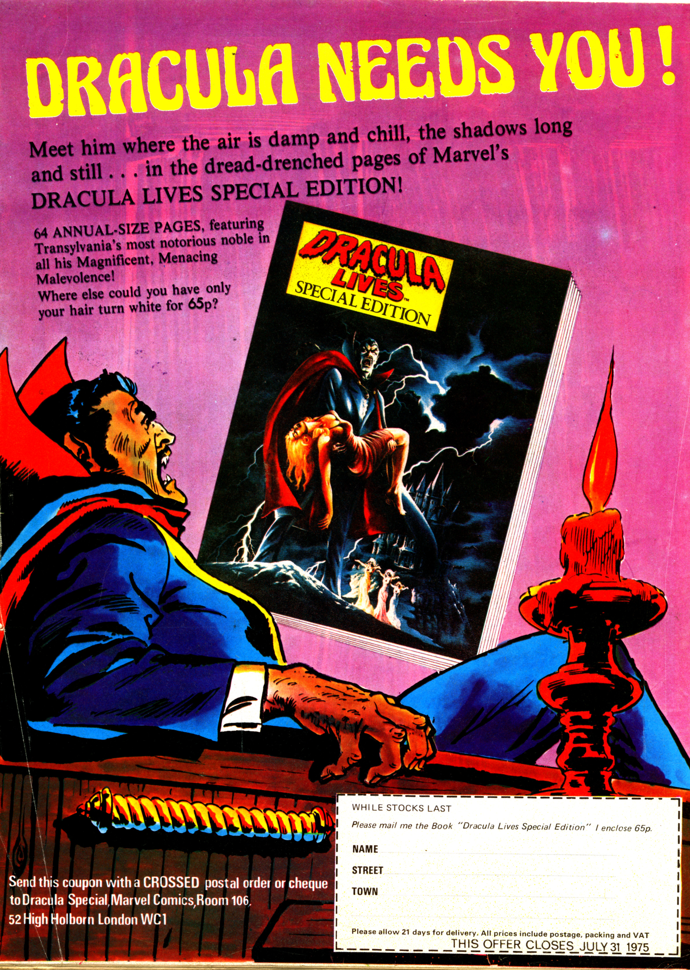 Read online Dracula Lives (1974) comic -  Issue #28 - 36