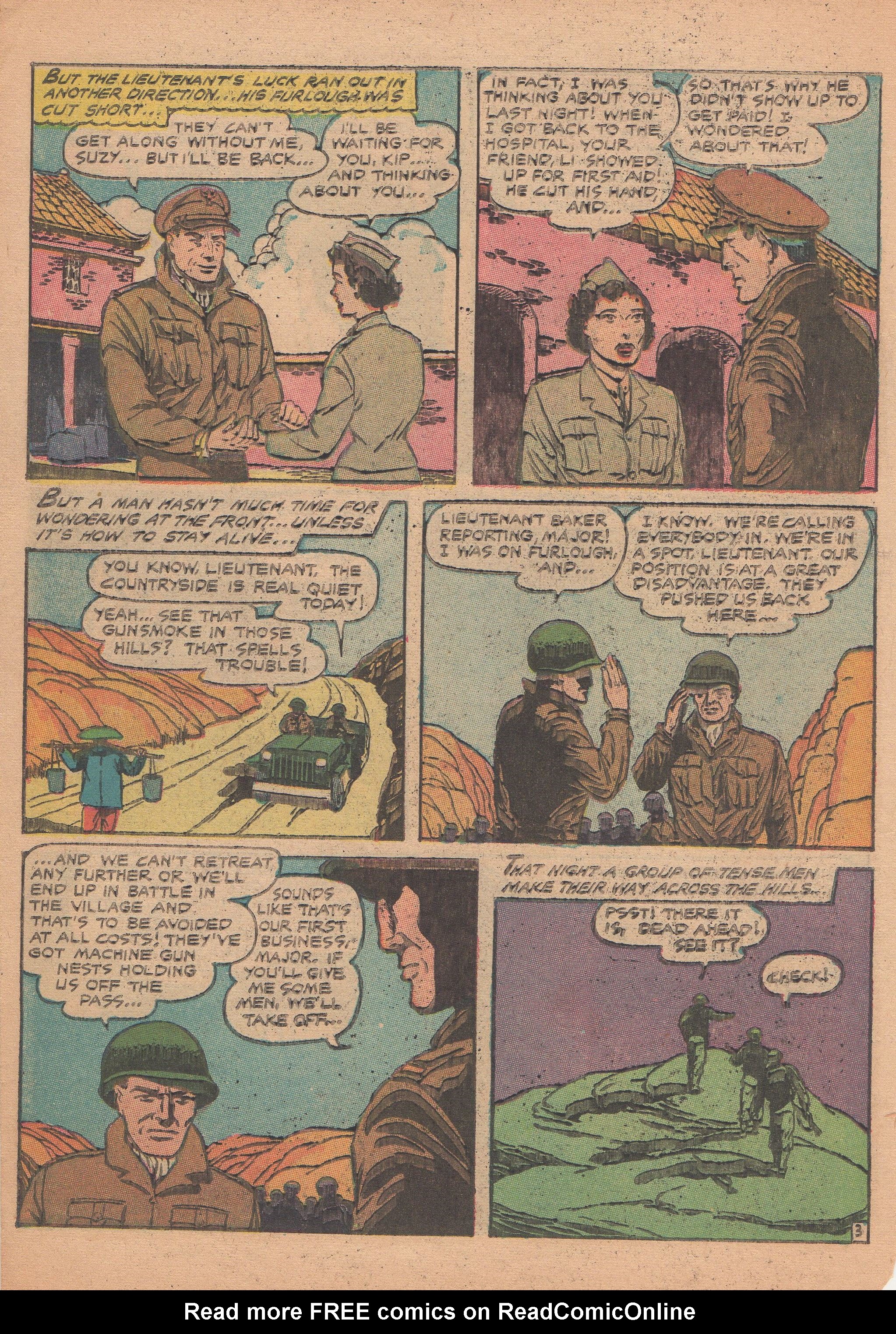 Read online Men in Action (1957) comic -  Issue #6 - 6