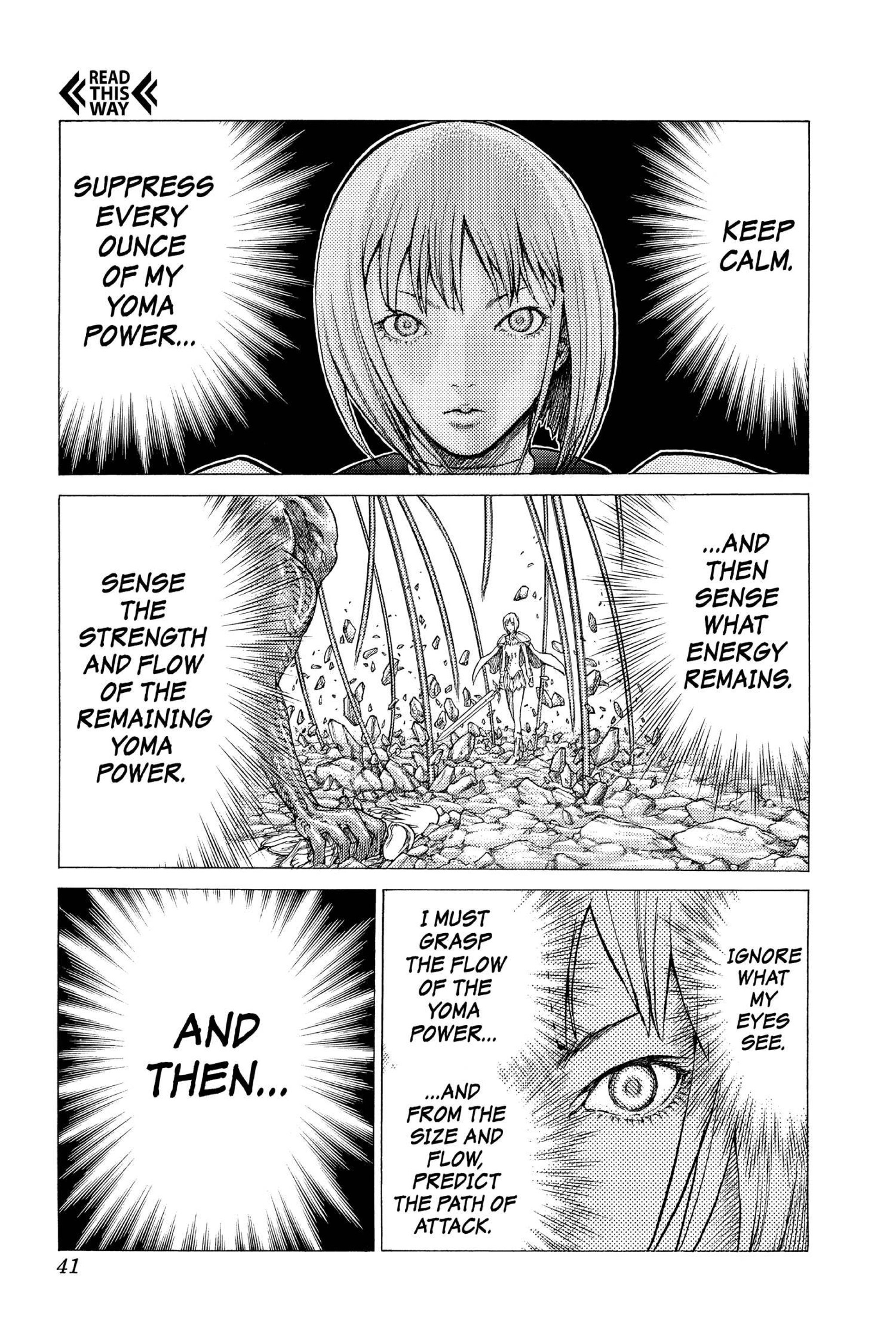 Read online Claymore comic -  Issue #6 - 38