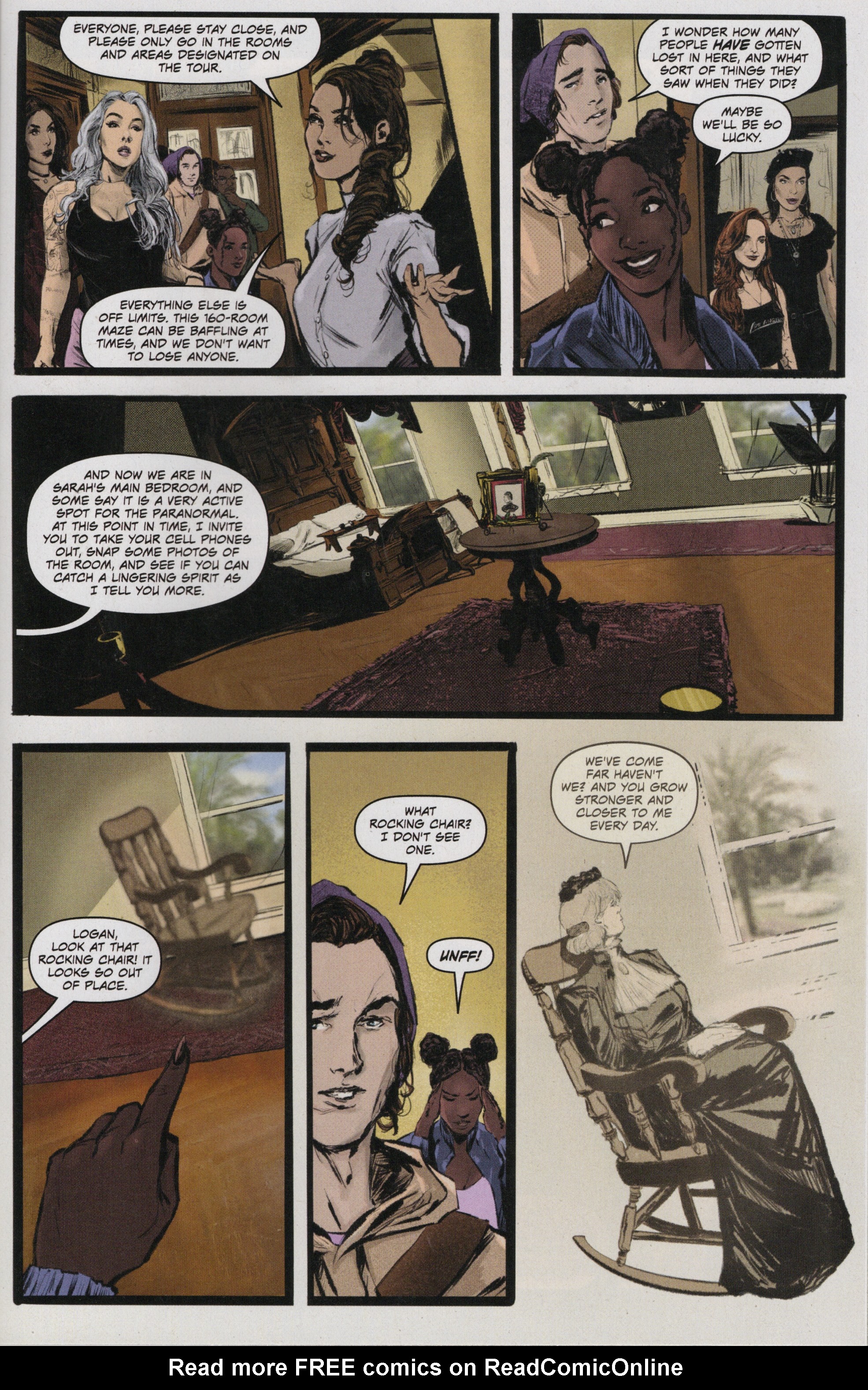 Read online Free Comic Book Day 2022 comic -  Issue # Source Point Press The Winchester Mystery House - 7