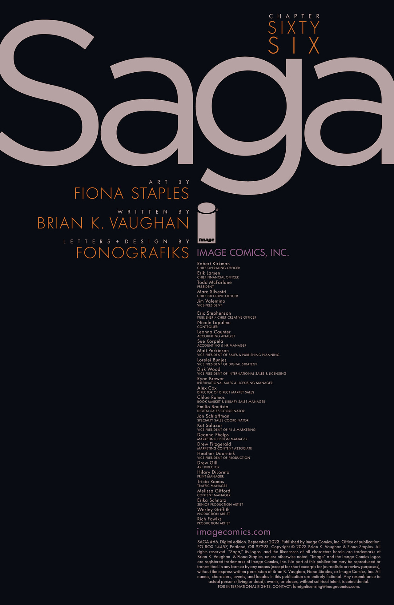 Read online Saga comic -  Issue #66 - 2