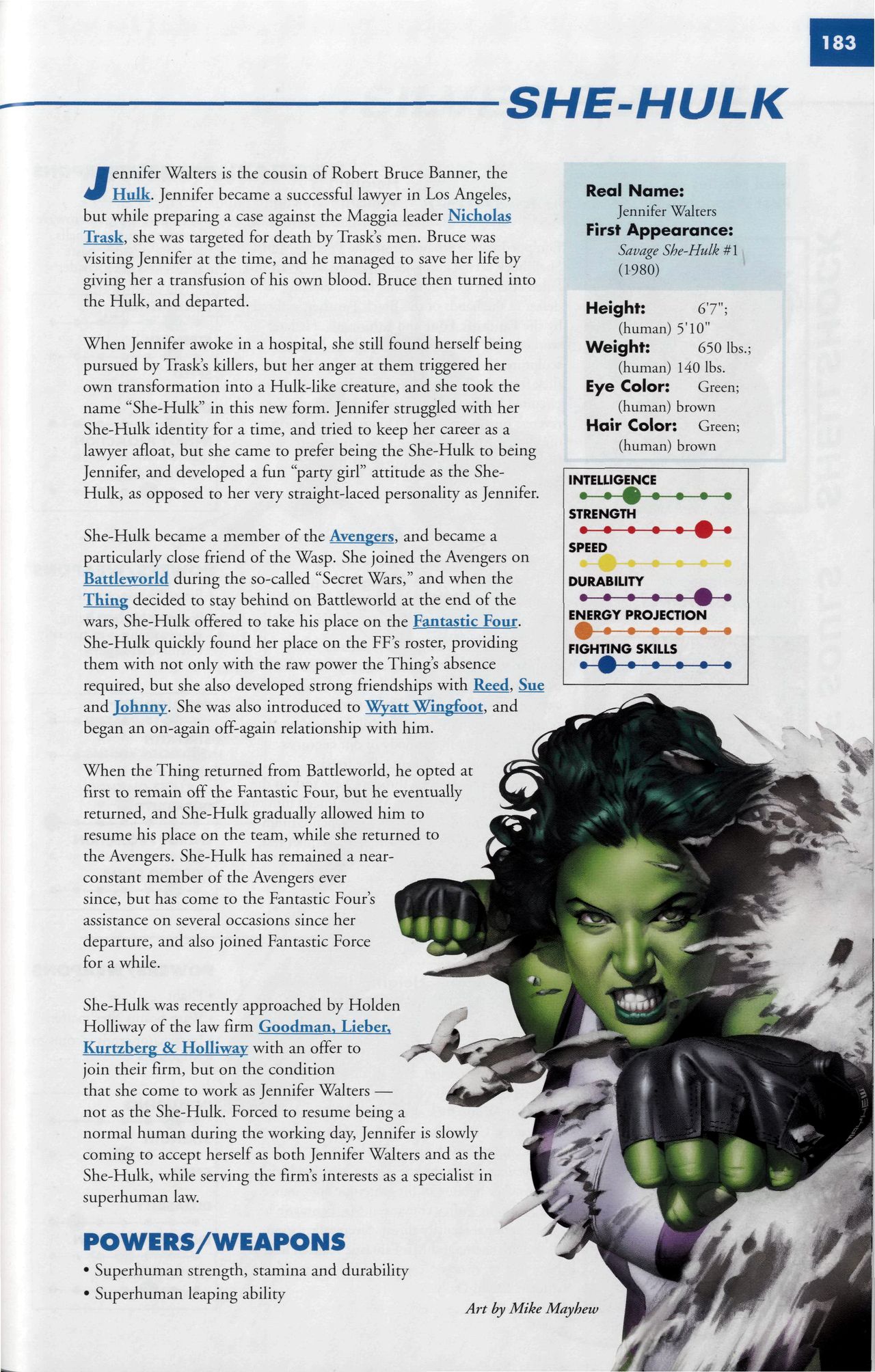 Read online Marvel Encyclopedia comic -  Issue # TPB 6 - 186