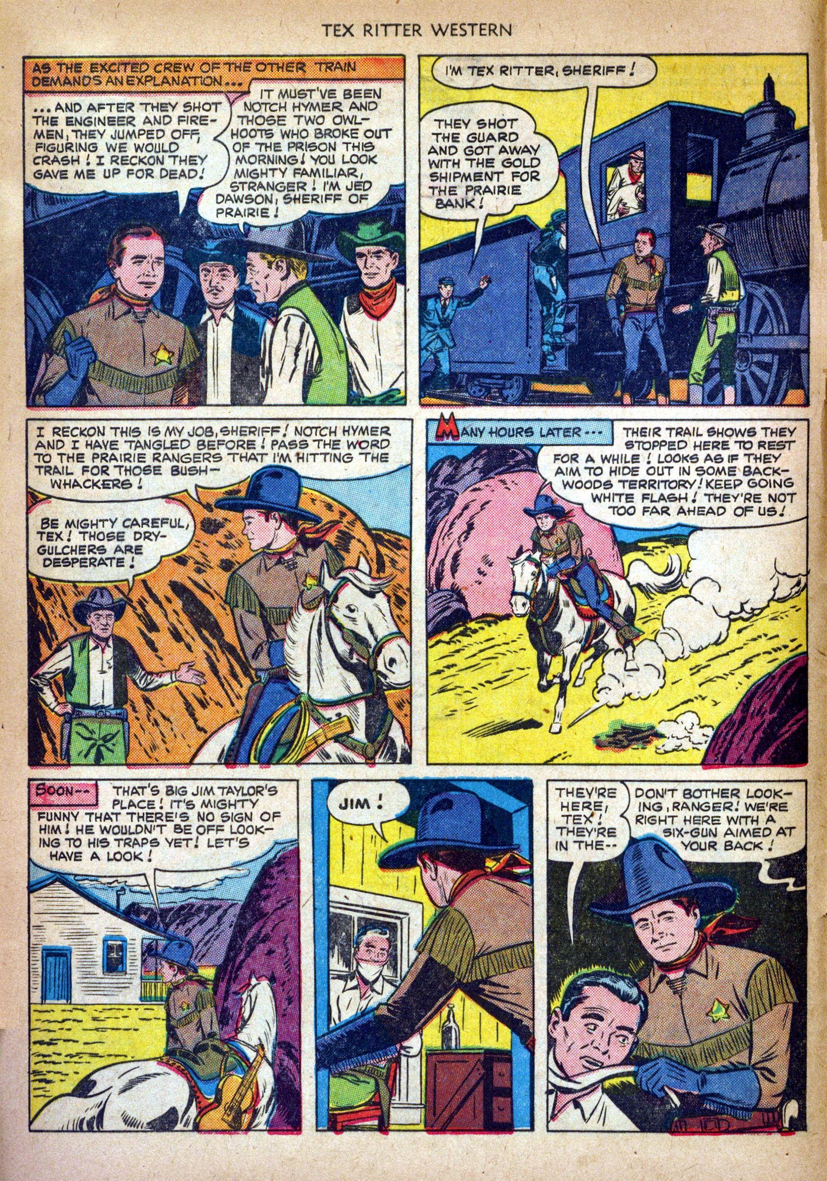 Read online Tex Ritter Western comic -  Issue #4 - 8