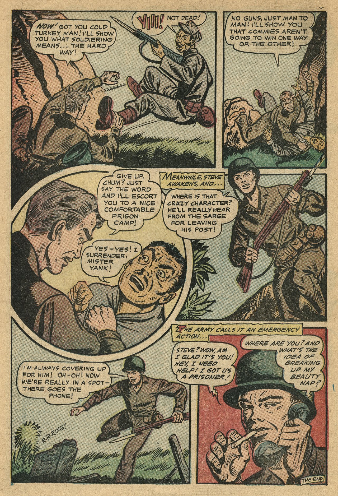 Read online Men in Action (1957) comic -  Issue #4 - 18