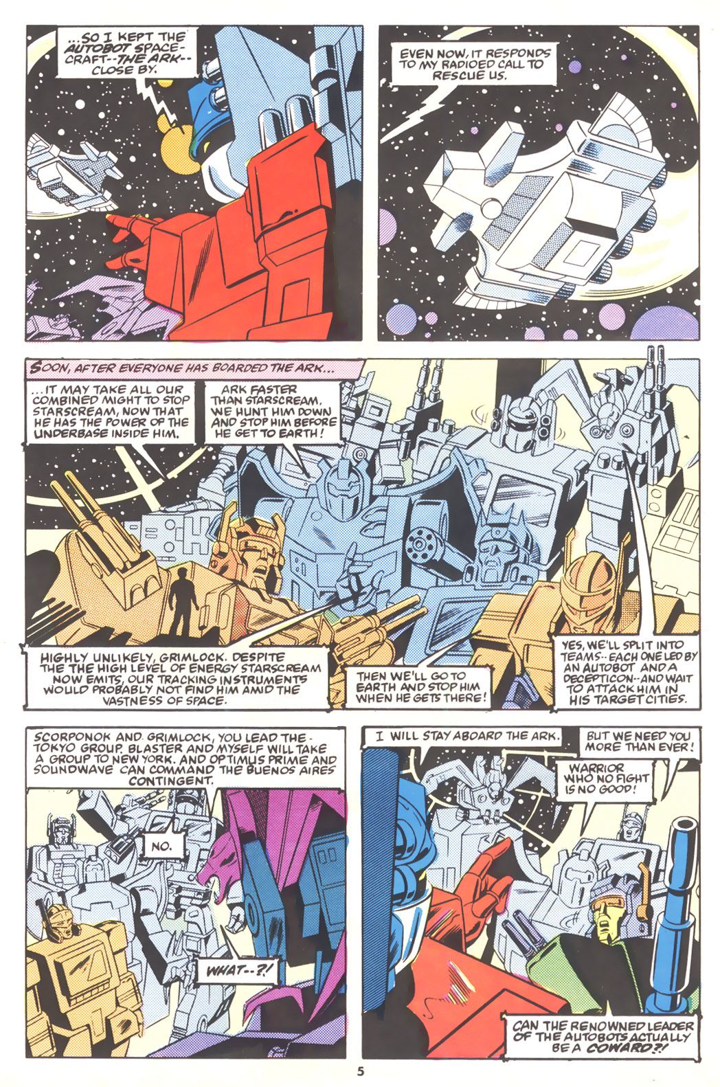 Read online The Transformers (UK) comic -  Issue #209 - 5